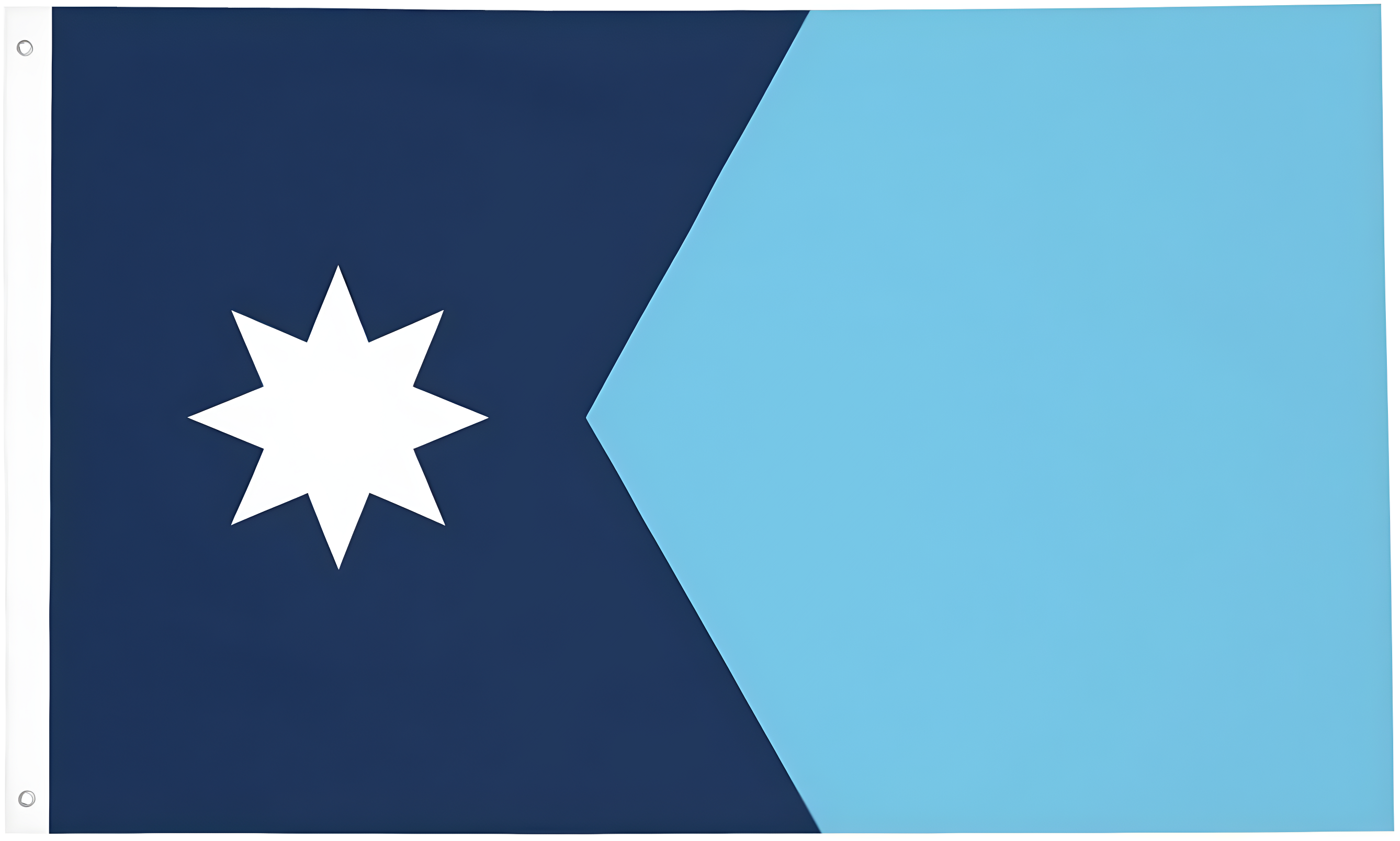 New Minnesota State Flag 3x5 Outdoor MN Flag 2 Rows Stitched Edge Canvas Header with 2 Brass Grommets