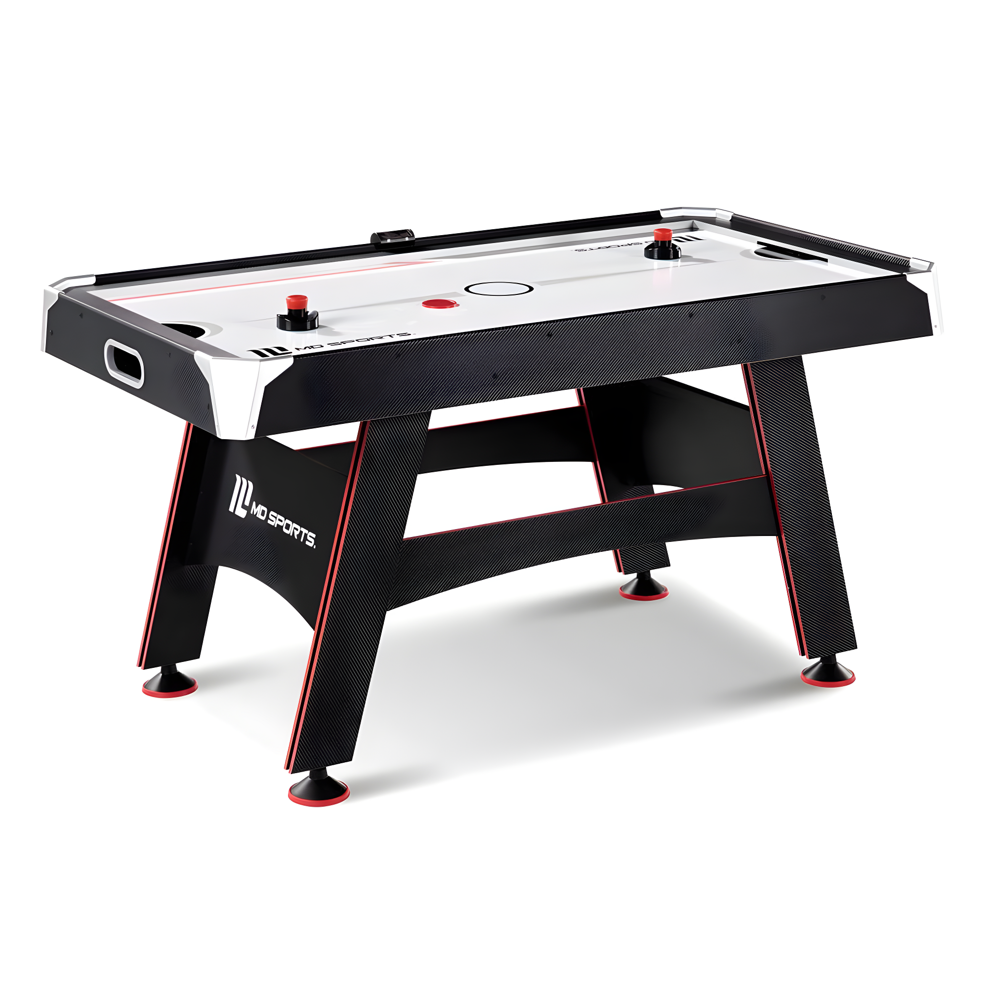 MD Sports 60" 2 -Player Air Hockey Table with Digital Scoreboard and Lights