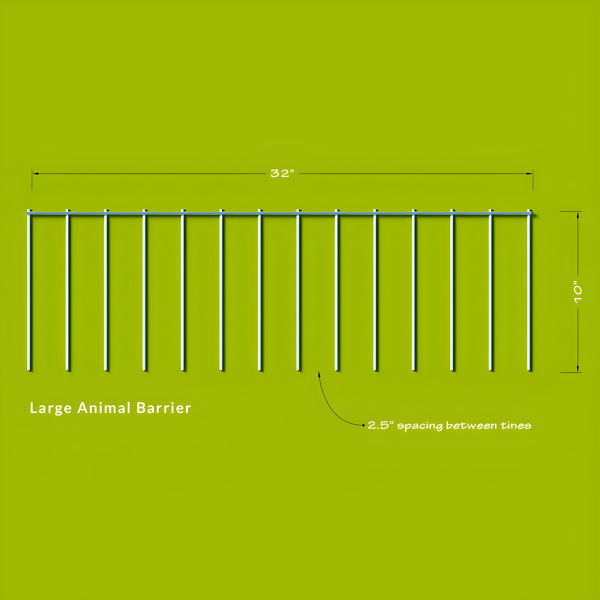 Large Animal Barrier (Set of 10)