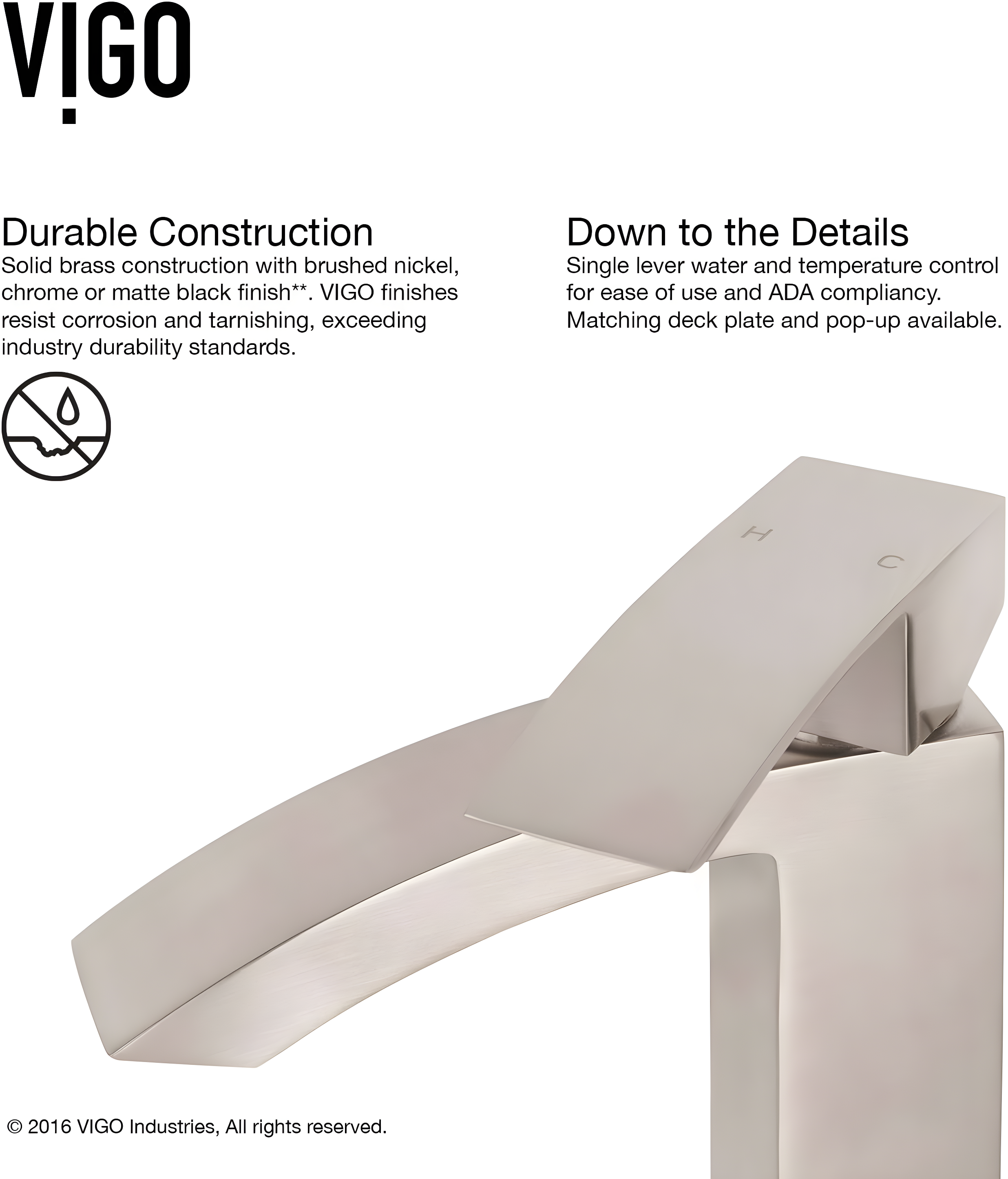 Satro 7" H Single Handle Single Hole Bathroom Faucet