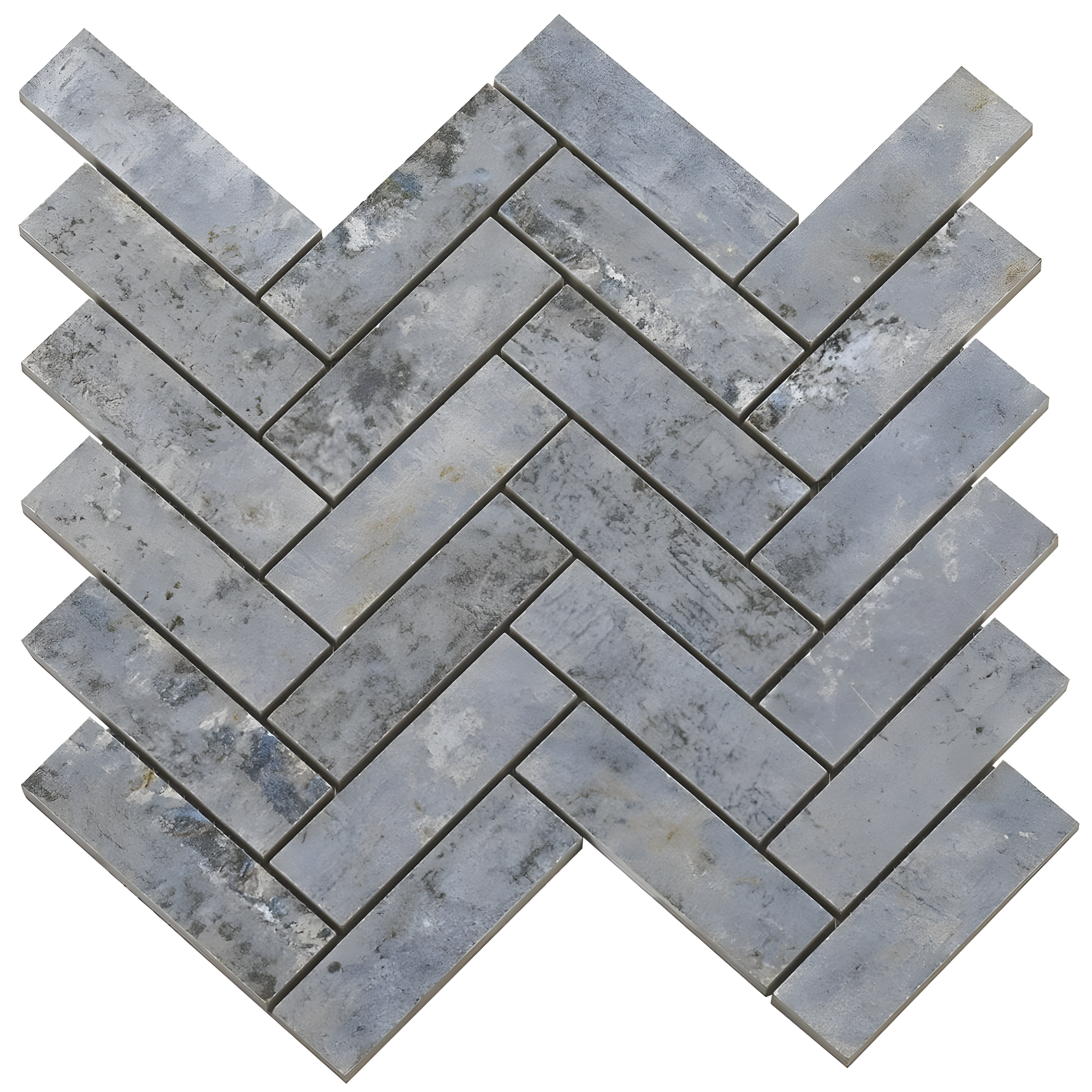 Mantis 10.03 in. x 10.62 in. Herringbone Matte Porcelain Floor & Wall Mosaic Tile (0.75 Sq.Ft./Each)