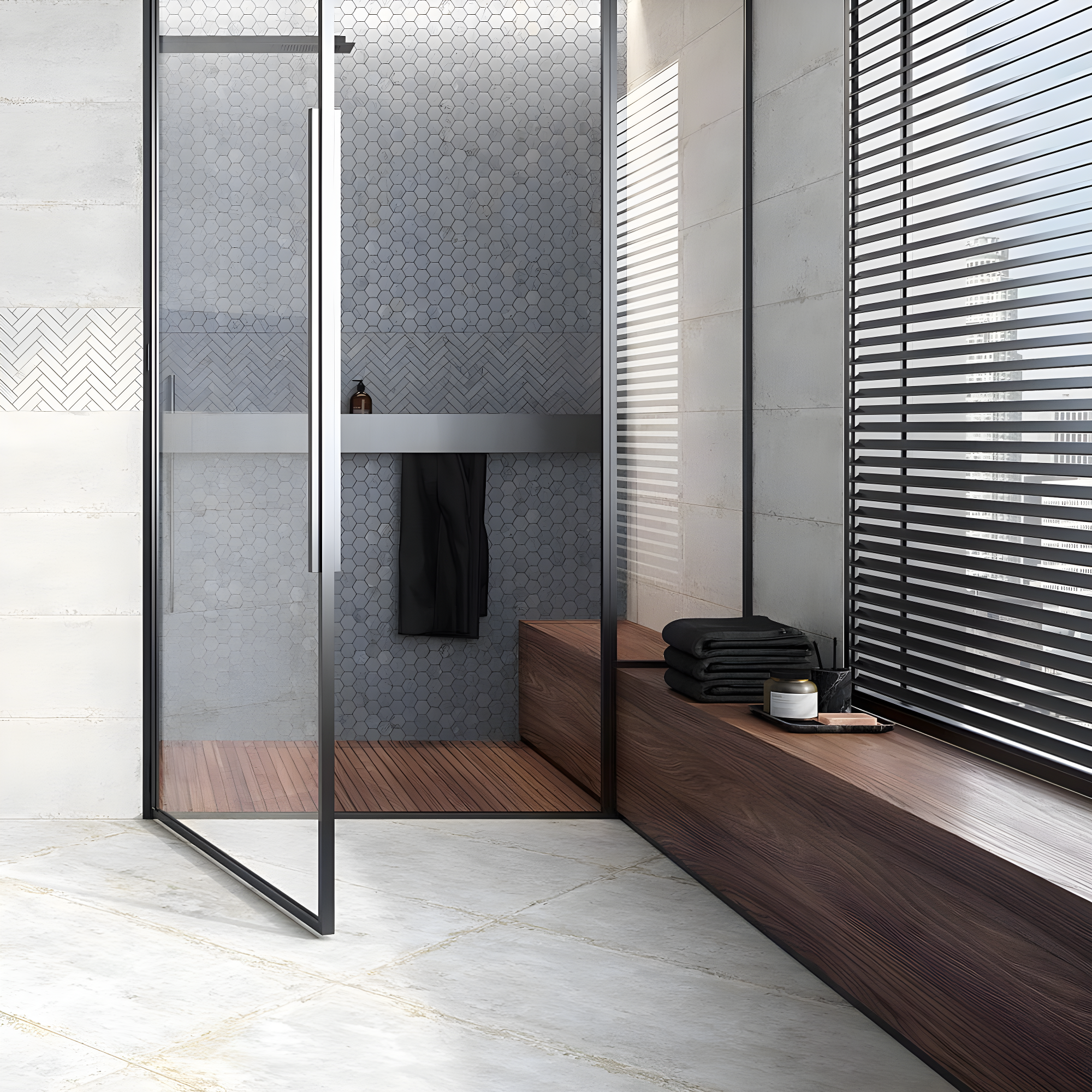 Mantis 10.03 in. x 10.62 in. Herringbone Matte Porcelain Floor & Wall Mosaic Tile (0.75 Sq.Ft./Each)