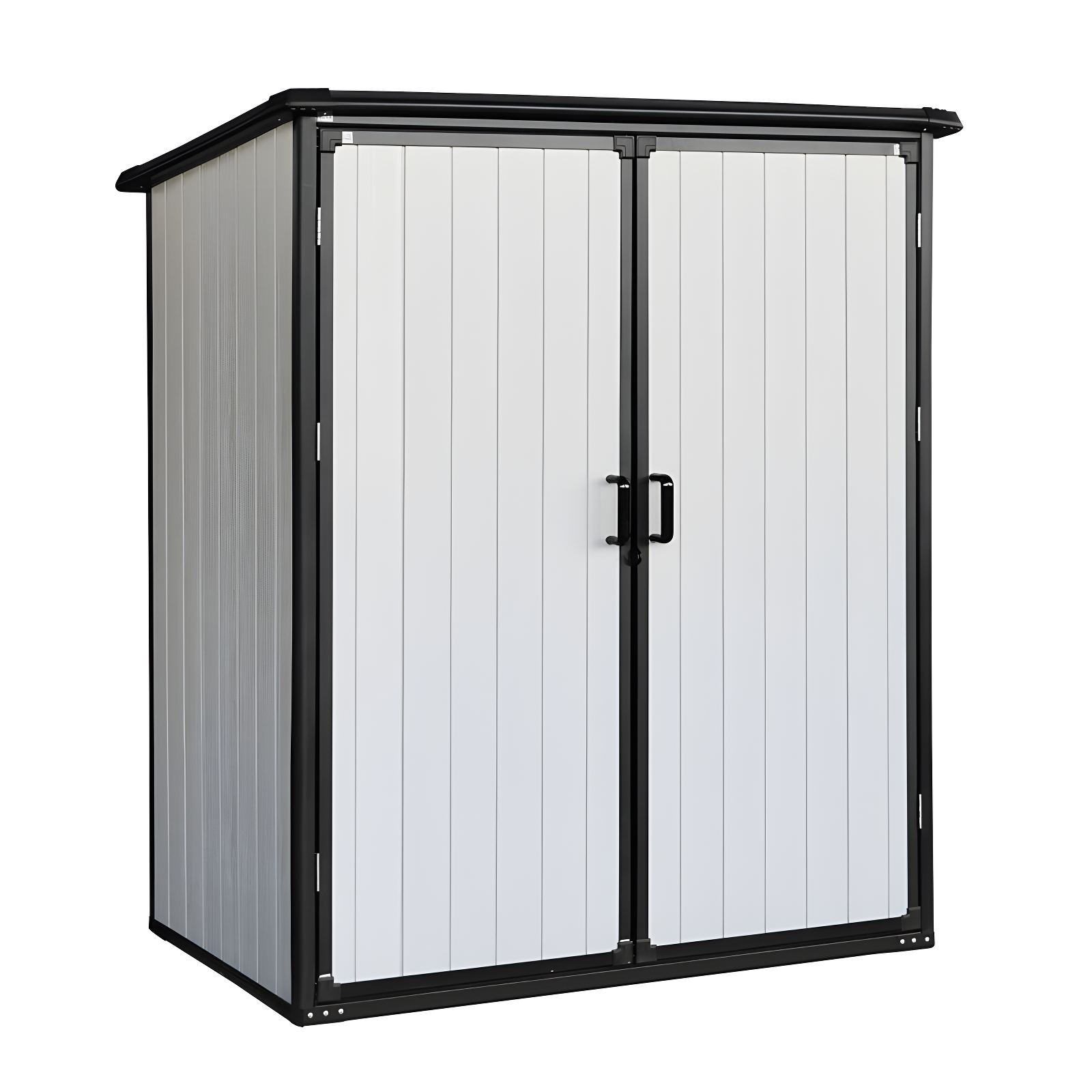 GZMWON 5X3ft Outdoor Storage Shed Waterproof Resin Cabinet Outdoor Storage Cabinet