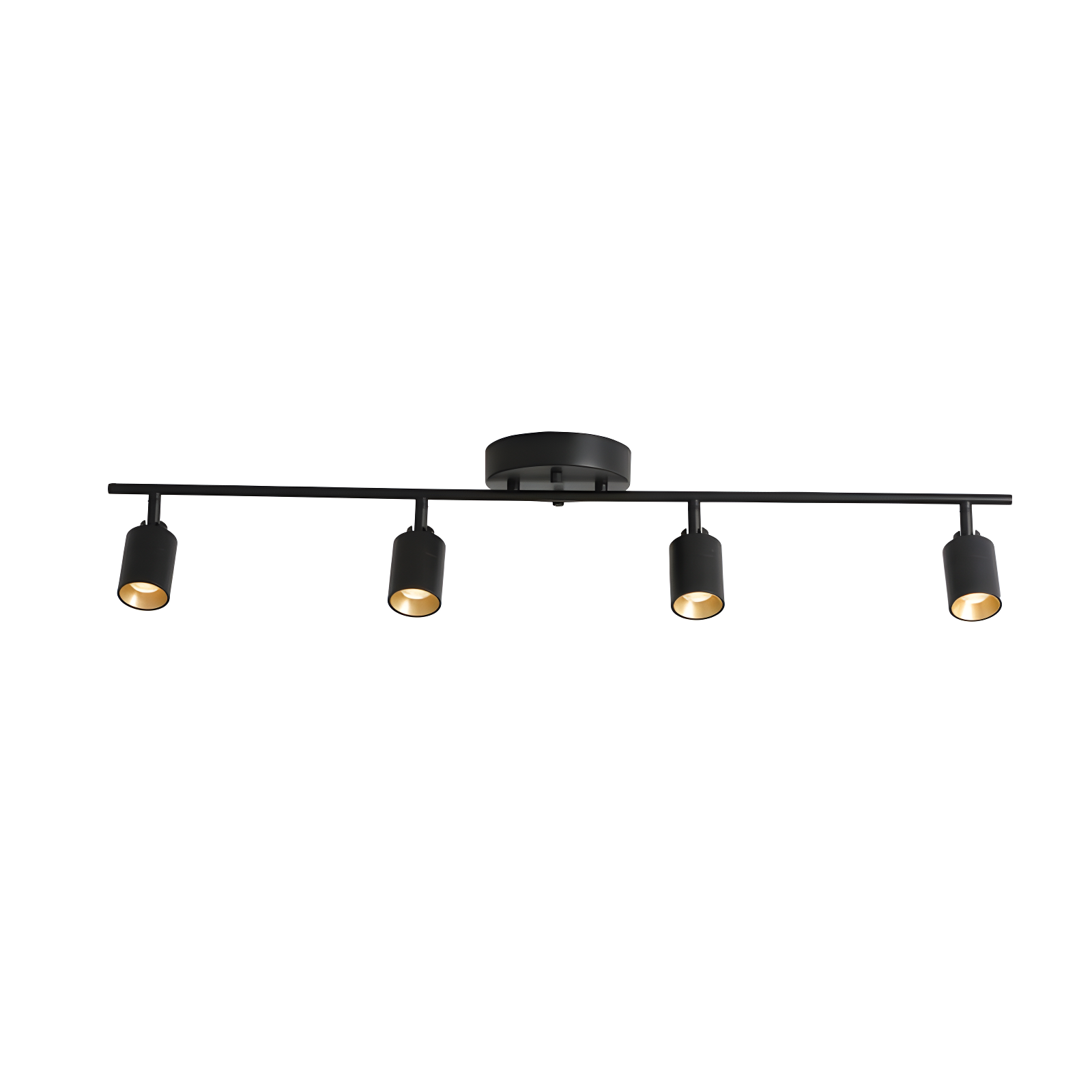 Vidalite Shura 4-Light Integrated LED Track Light w/ Rotatable Heads, 3 ft. Track Lighting Kit, 3000k, 2240 Lumen