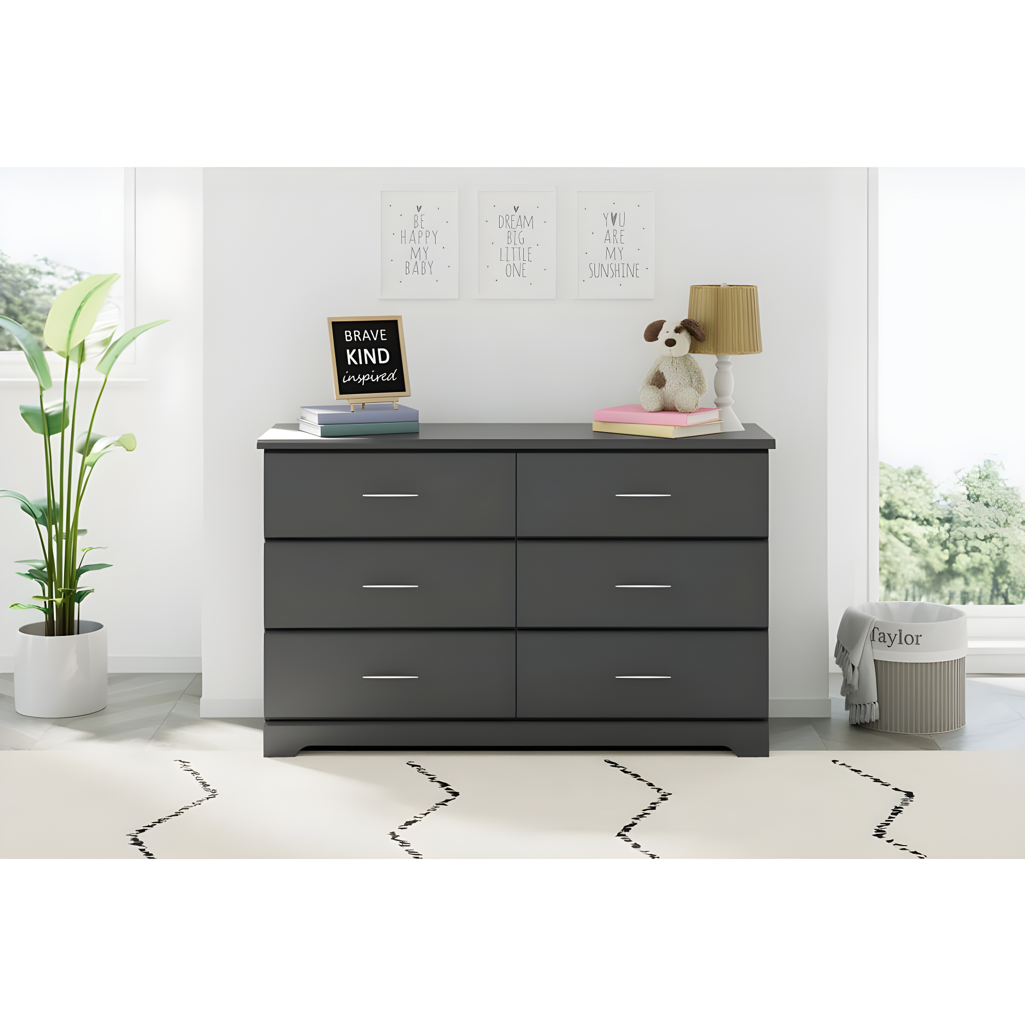 Brookside 6 Drawer Double Dresser