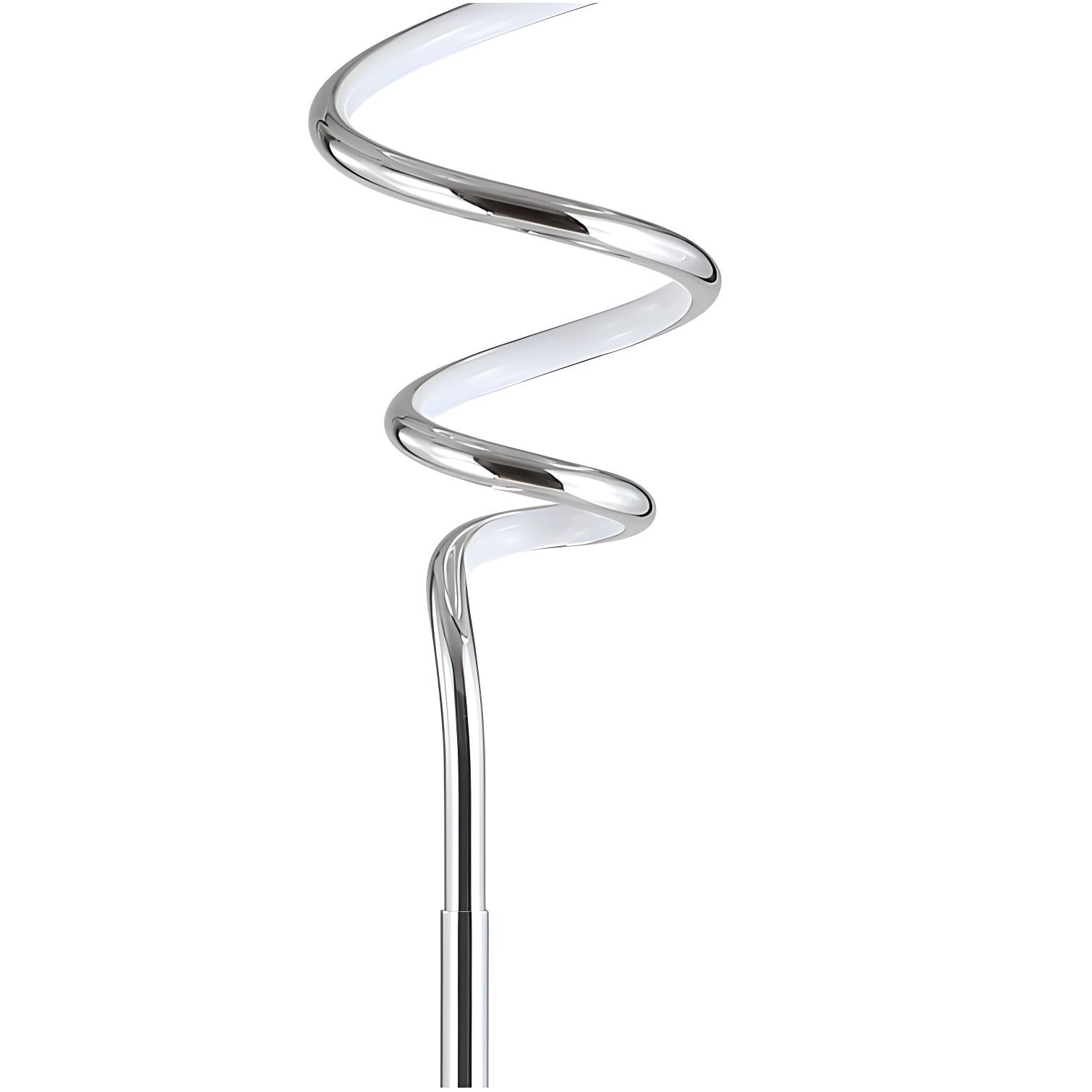 JONATHAN Y JYL7027A Scribble 60.5" Modern Dimmable Metal Integrated LED Floor Lamp, Contemporary, Minimalist, Glam for living room, dinning room, bedroom, office, Chrome