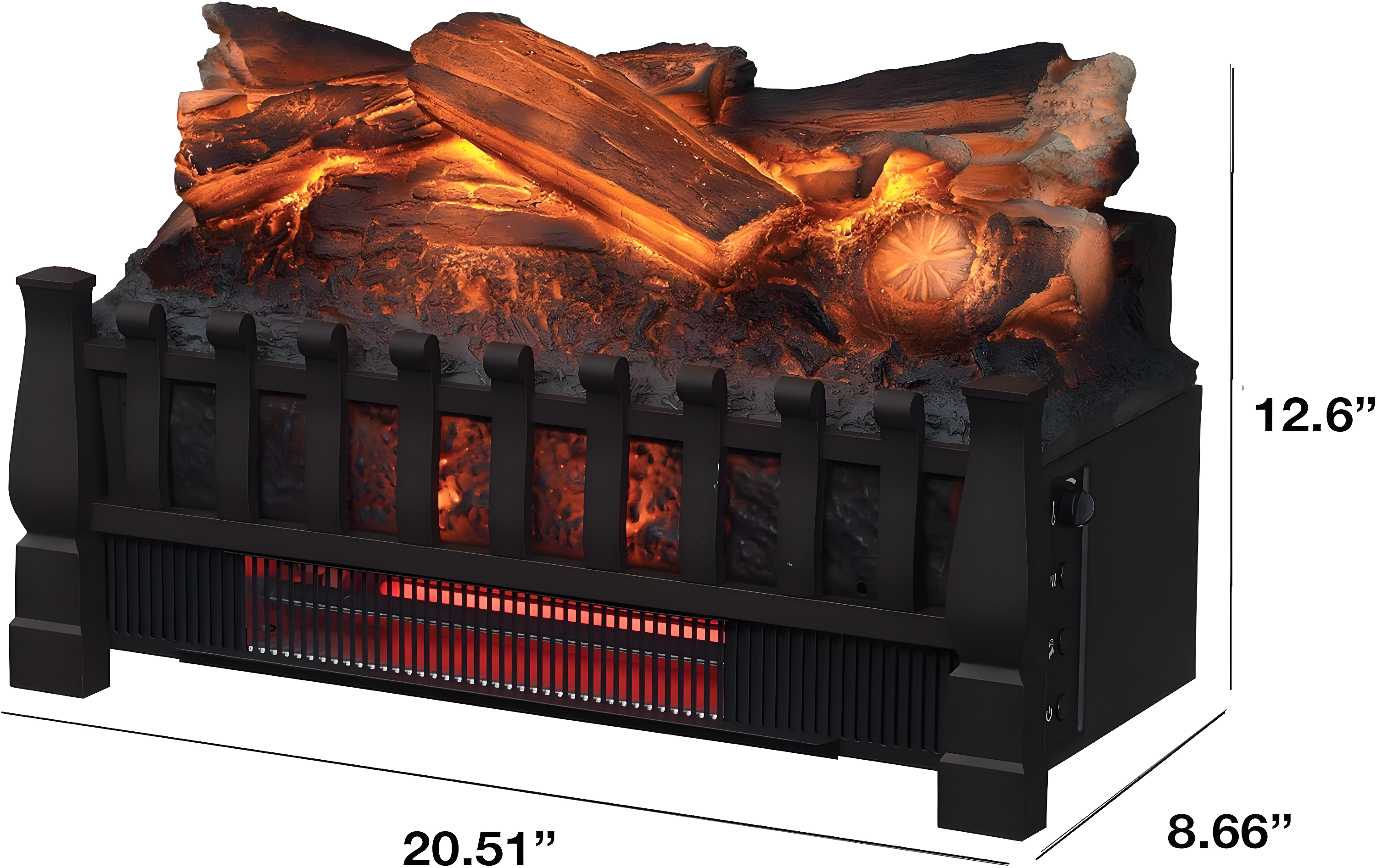 Duraflame Electric Duraflame 20-in Infrared Electric Fireplace Log Set