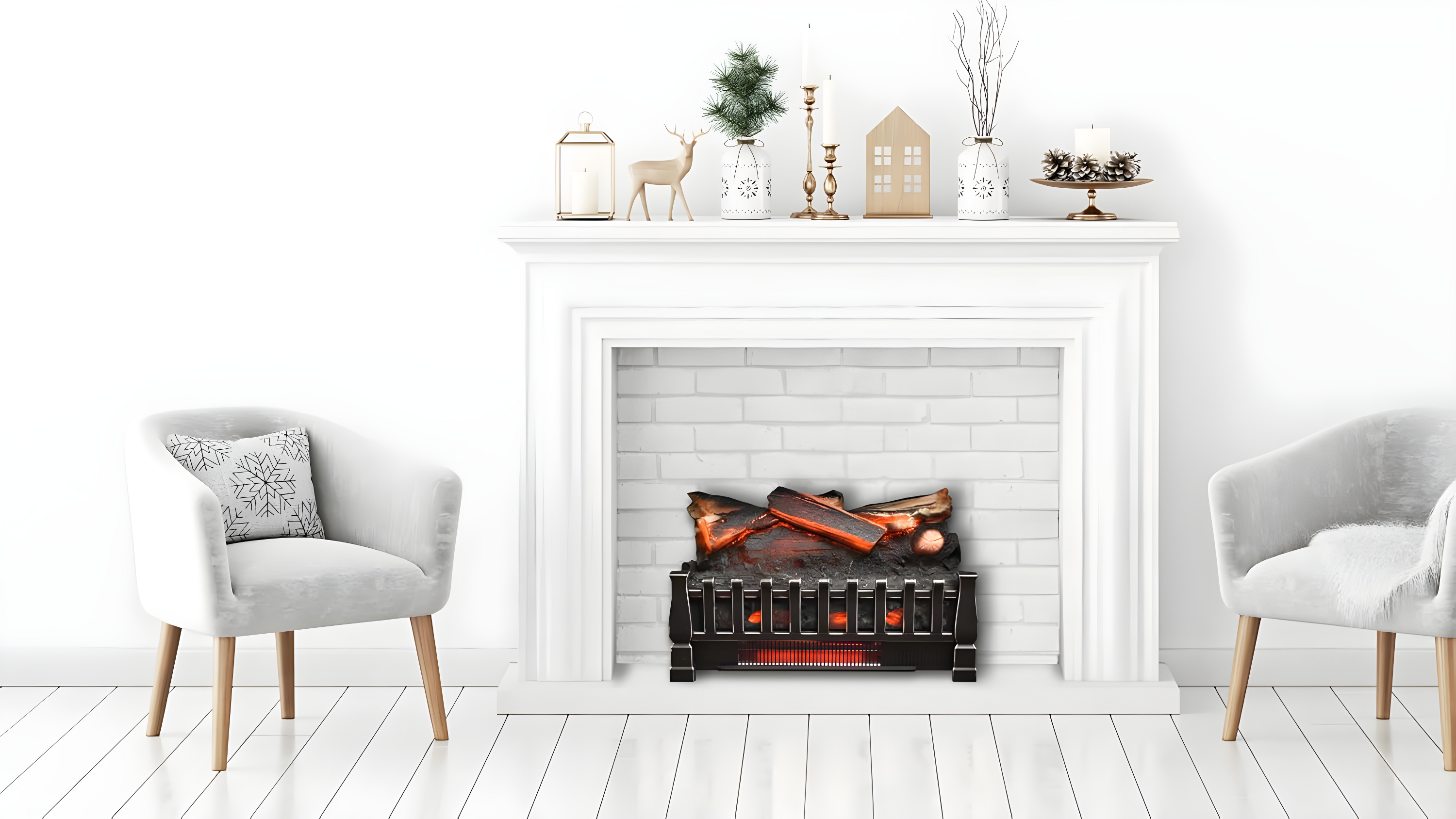 Duraflame Electric Duraflame 20-in Infrared Electric Fireplace Log Set