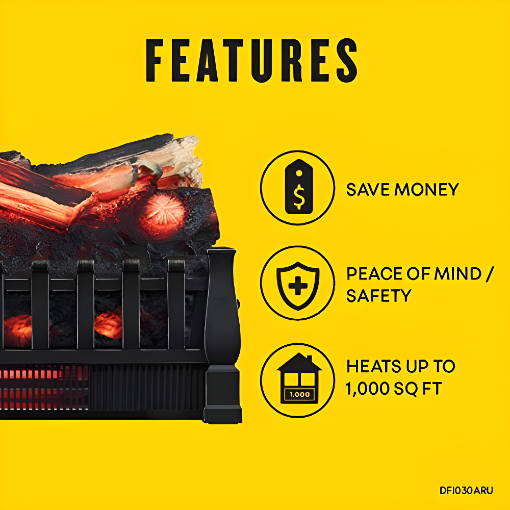 Duraflame Electric Duraflame 20-in Infrared Electric Fireplace Log Set