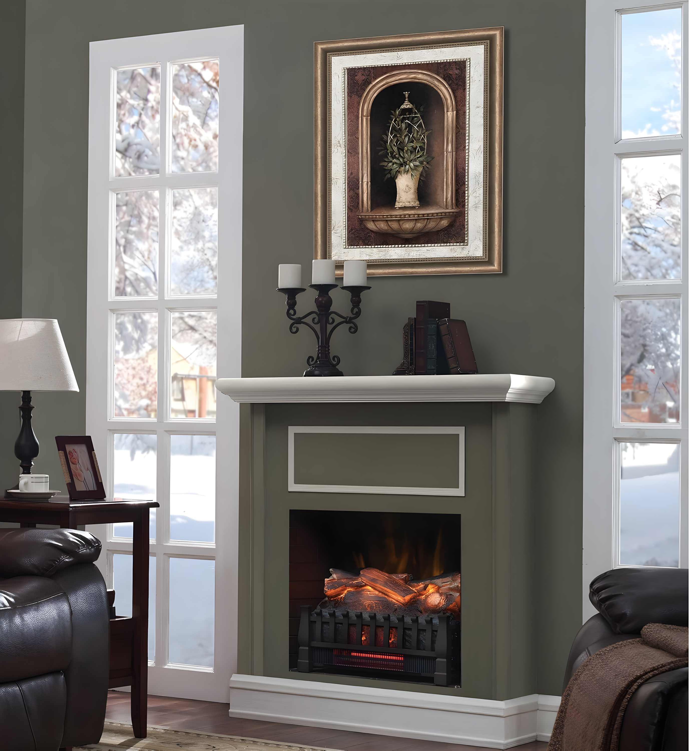 Duraflame Electric Duraflame 20-in Infrared Electric Fireplace Log Set
