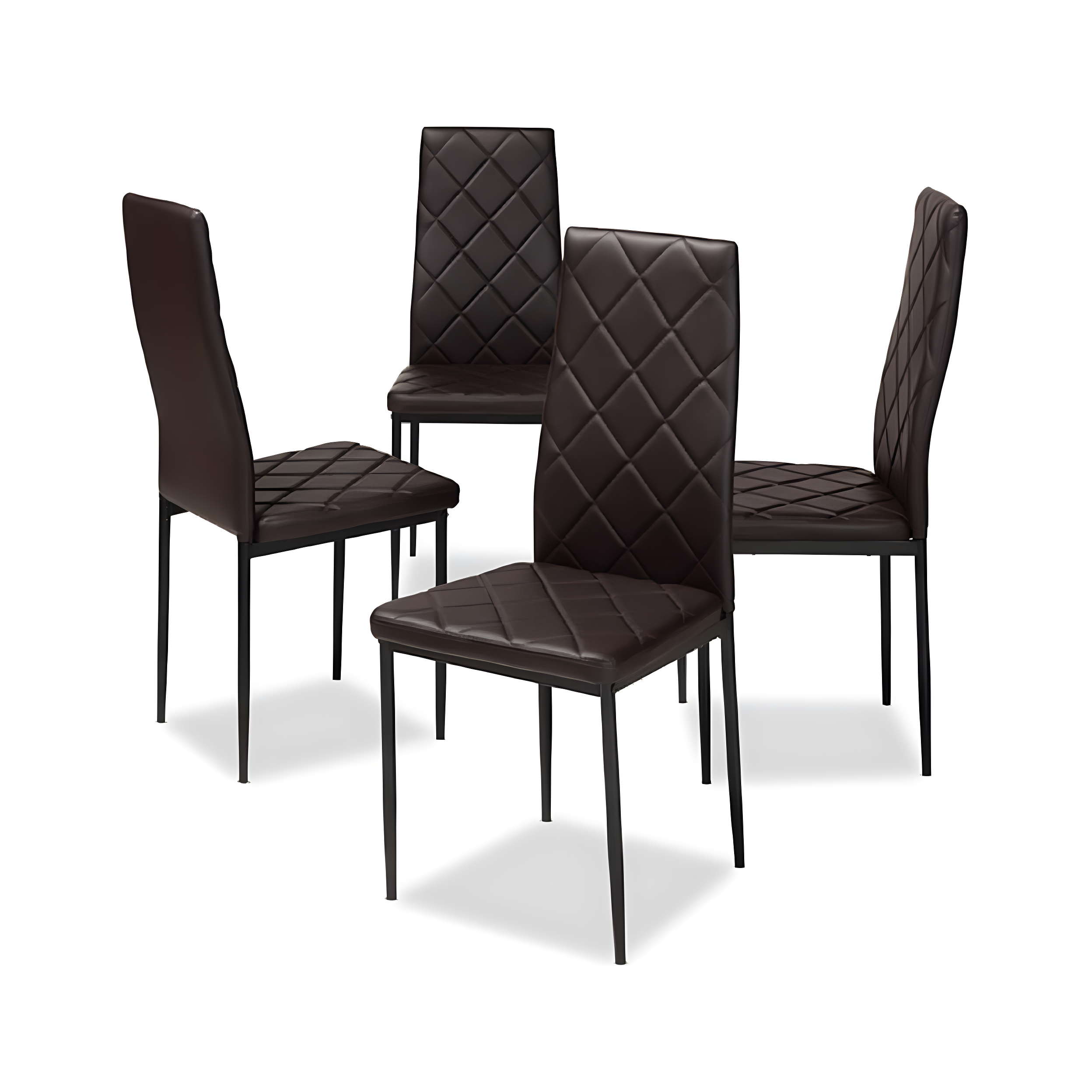 Dalisa 18.11'' H Tufted Faux Leather Upholstered Parsons Chair