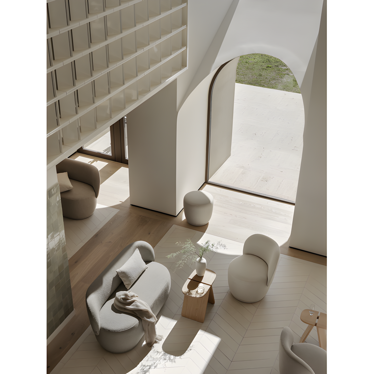 CEOLA Ceramic Table Vase 10''