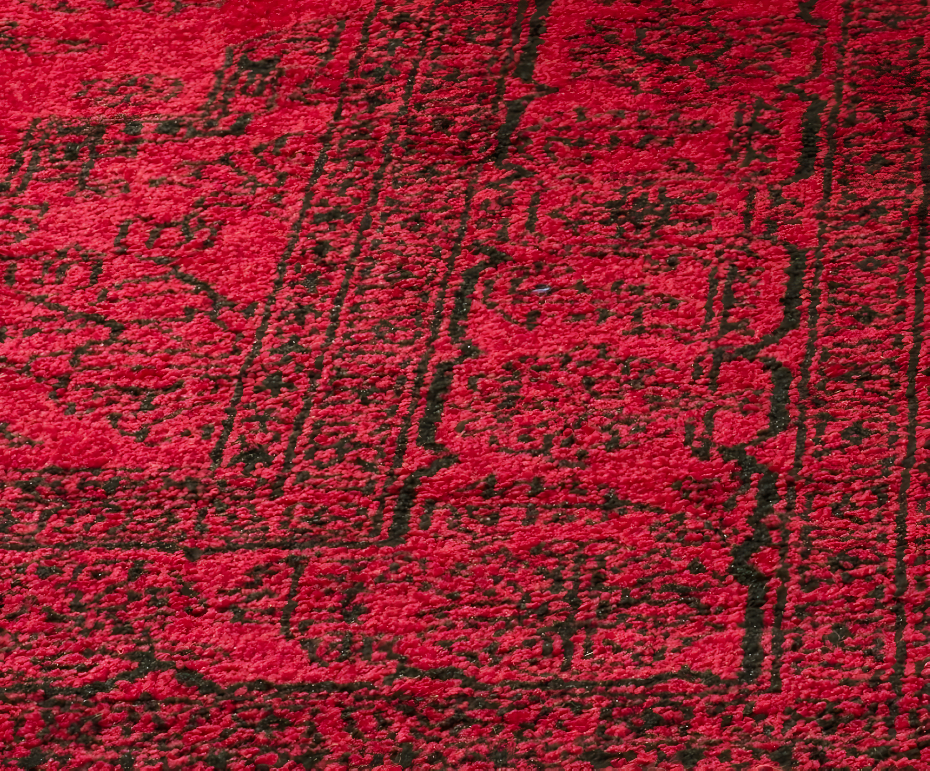 Adirondack ADR108 Power Loomed Area Rug - Red/Black - 6'x9' - Safavieh.
