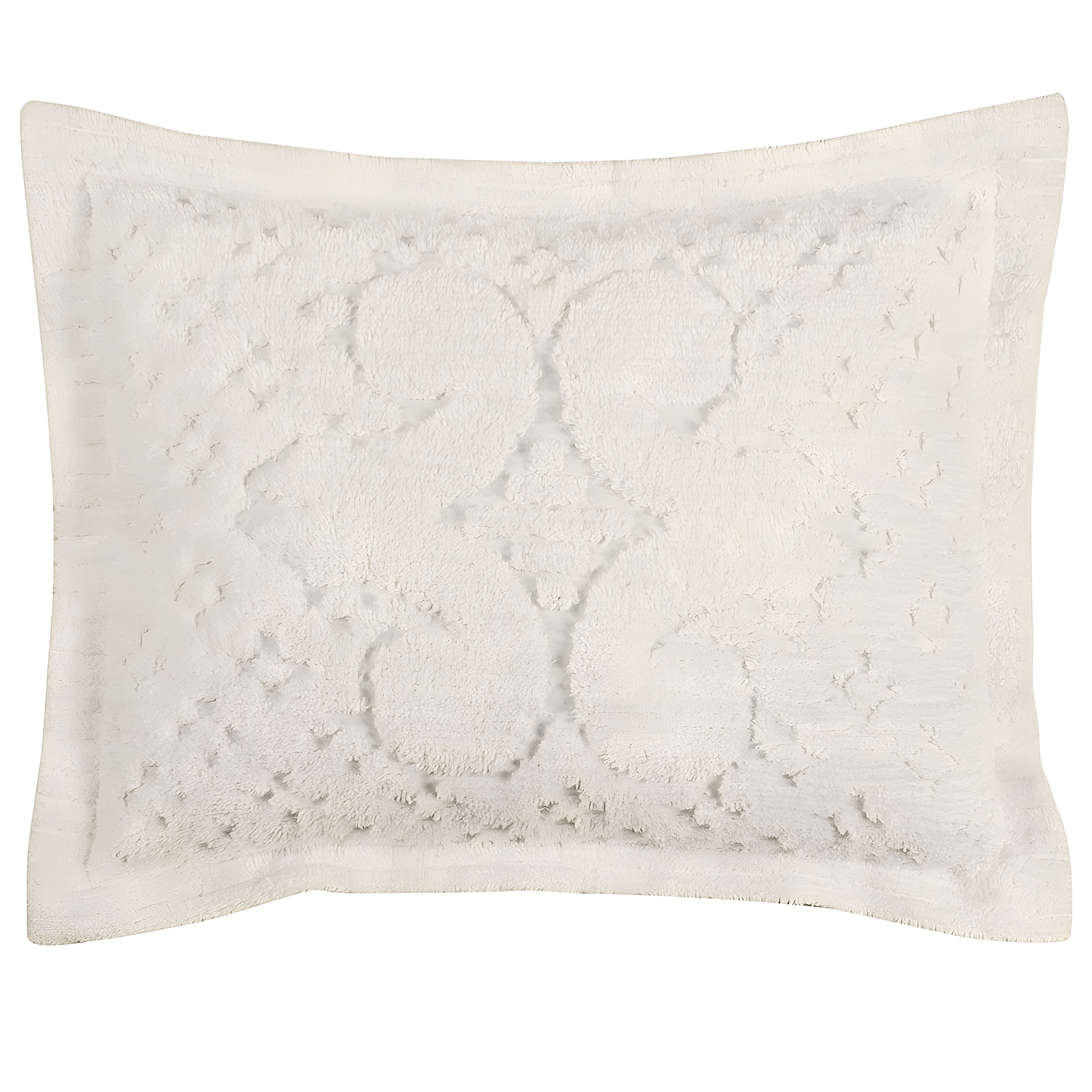 Ashton 100% Cotton Floral Medallion Tufted  Pillow Shams