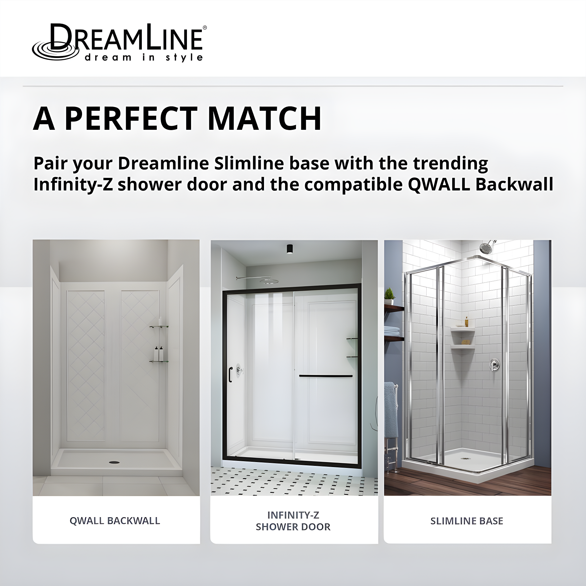 SlimLine 60" x 30" Single Threshold Shower Base
