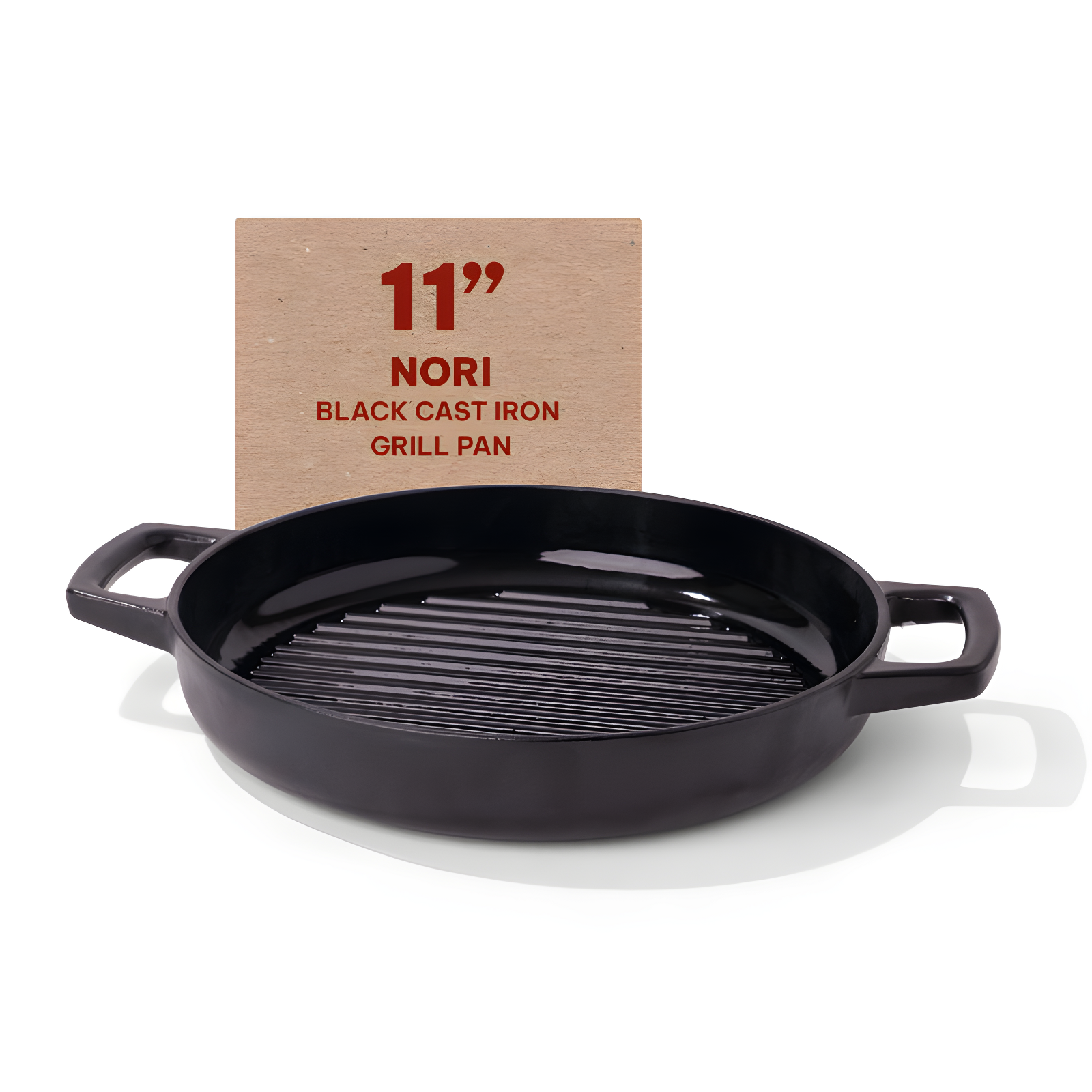Alva Alva Nori 11" Premium Enameled Cast Iron Grill Pan