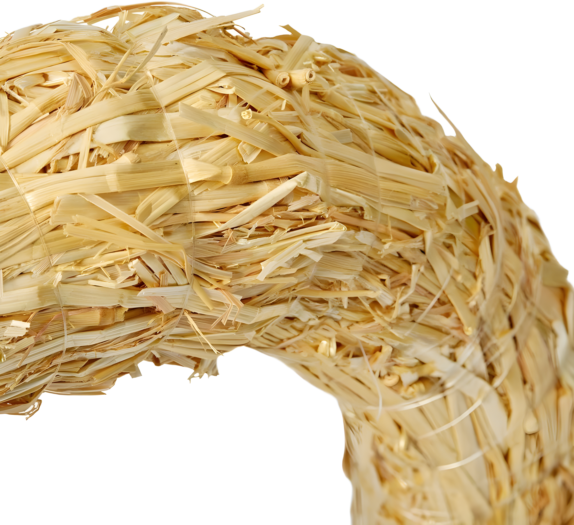 Natural Straw 18-Inch Outdoor Floral Wreath Form