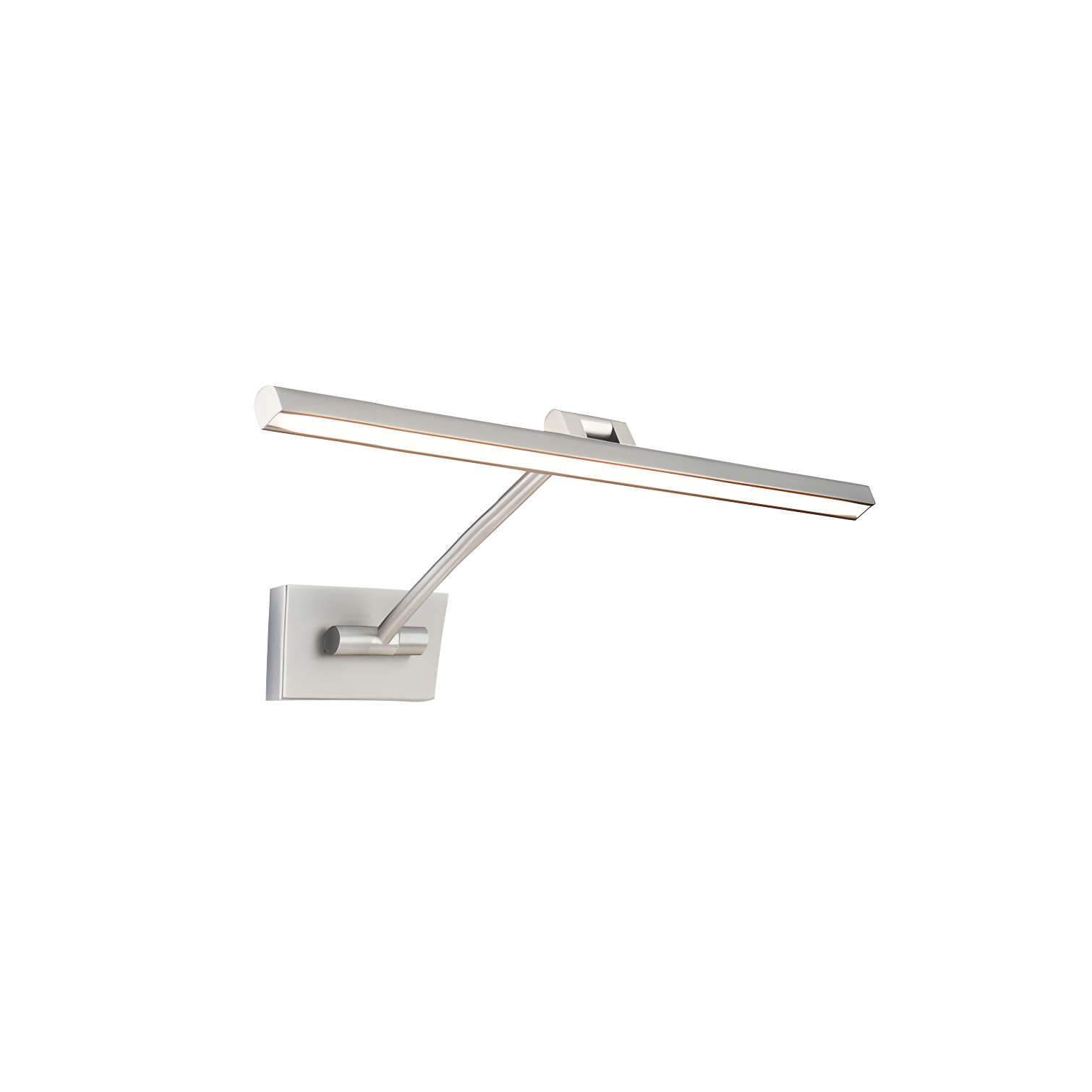 Brushed Nickel Adjustable LED Wall Picture Light