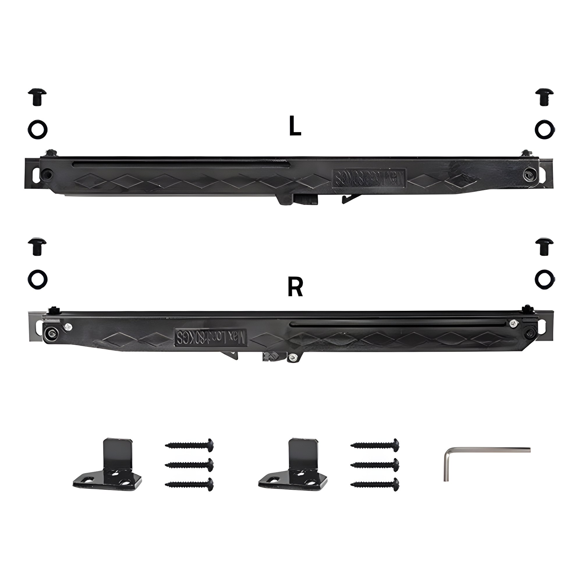 Soft Close Standard Single Barn Door Hardware Kit