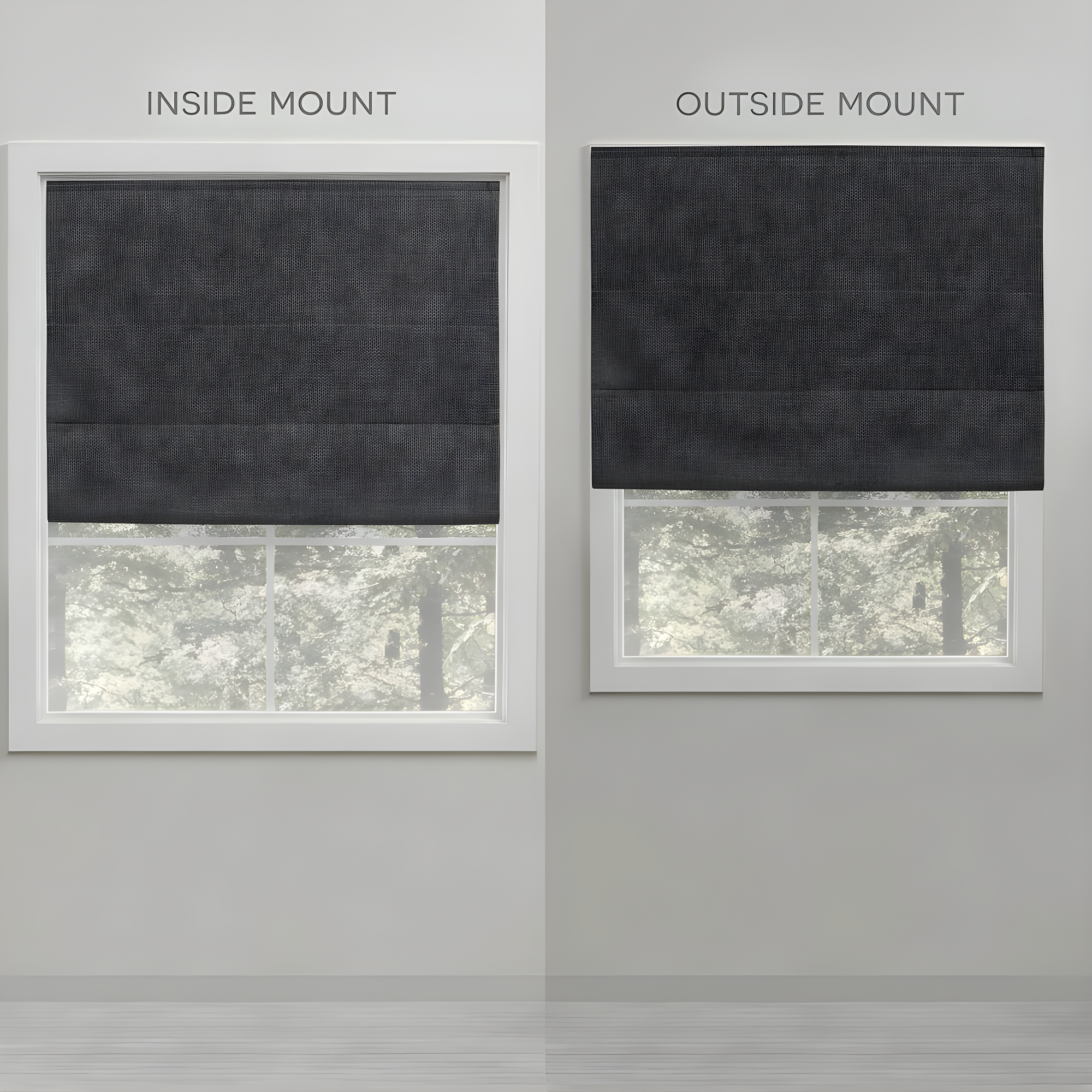 Amalgamated Textiles Exclusive Home Acadia 100% Blackout Roman Shade