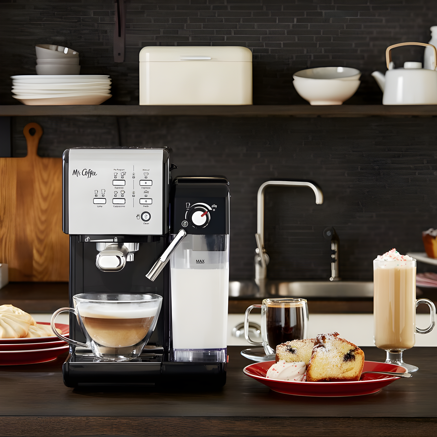 Mr. Coffee OneTouch CoffeeHouse Espresso and Cappuccino Machine