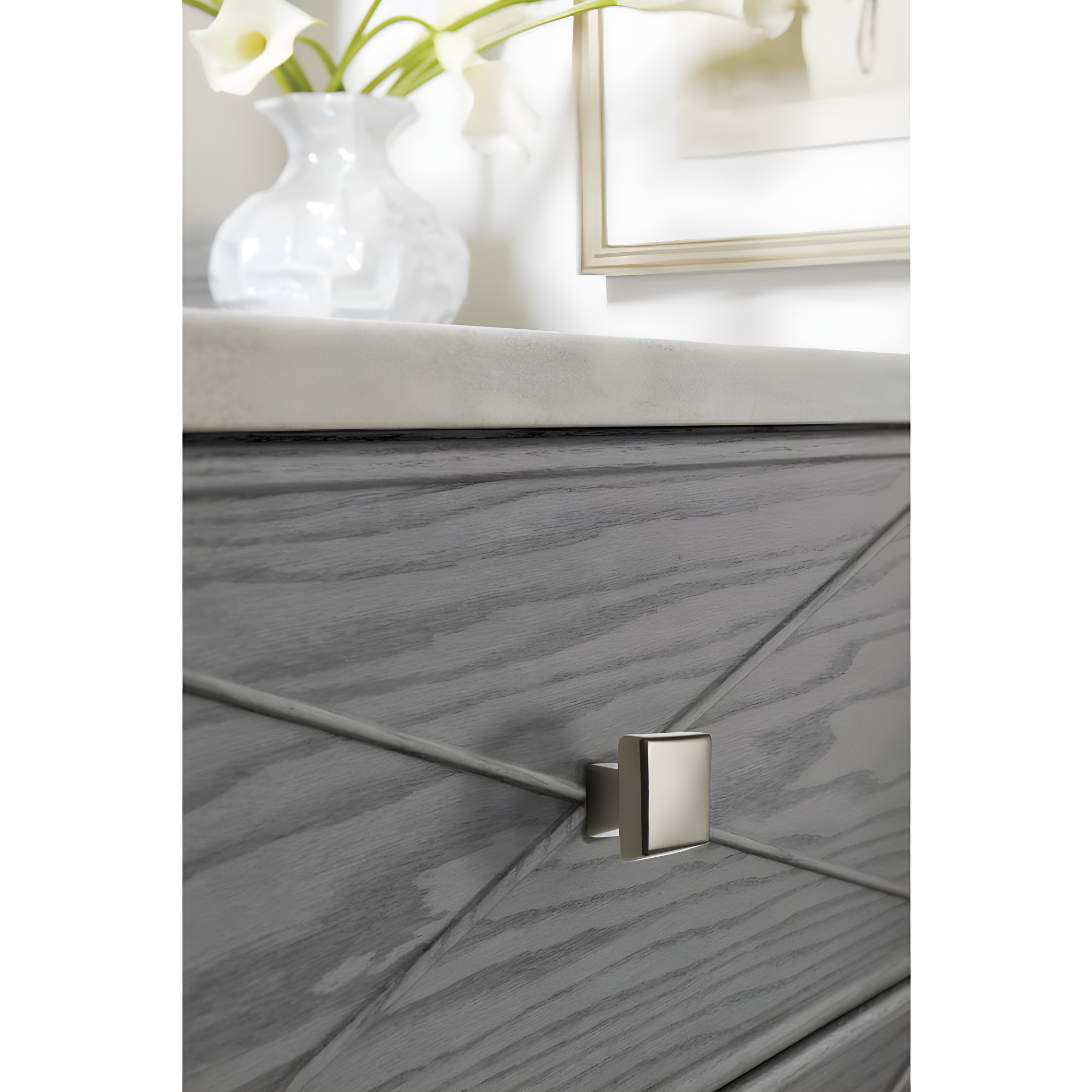 Amerock Blackrock 1-1/2 inch (38mm) Length Gunmetal Cabinet Knob
