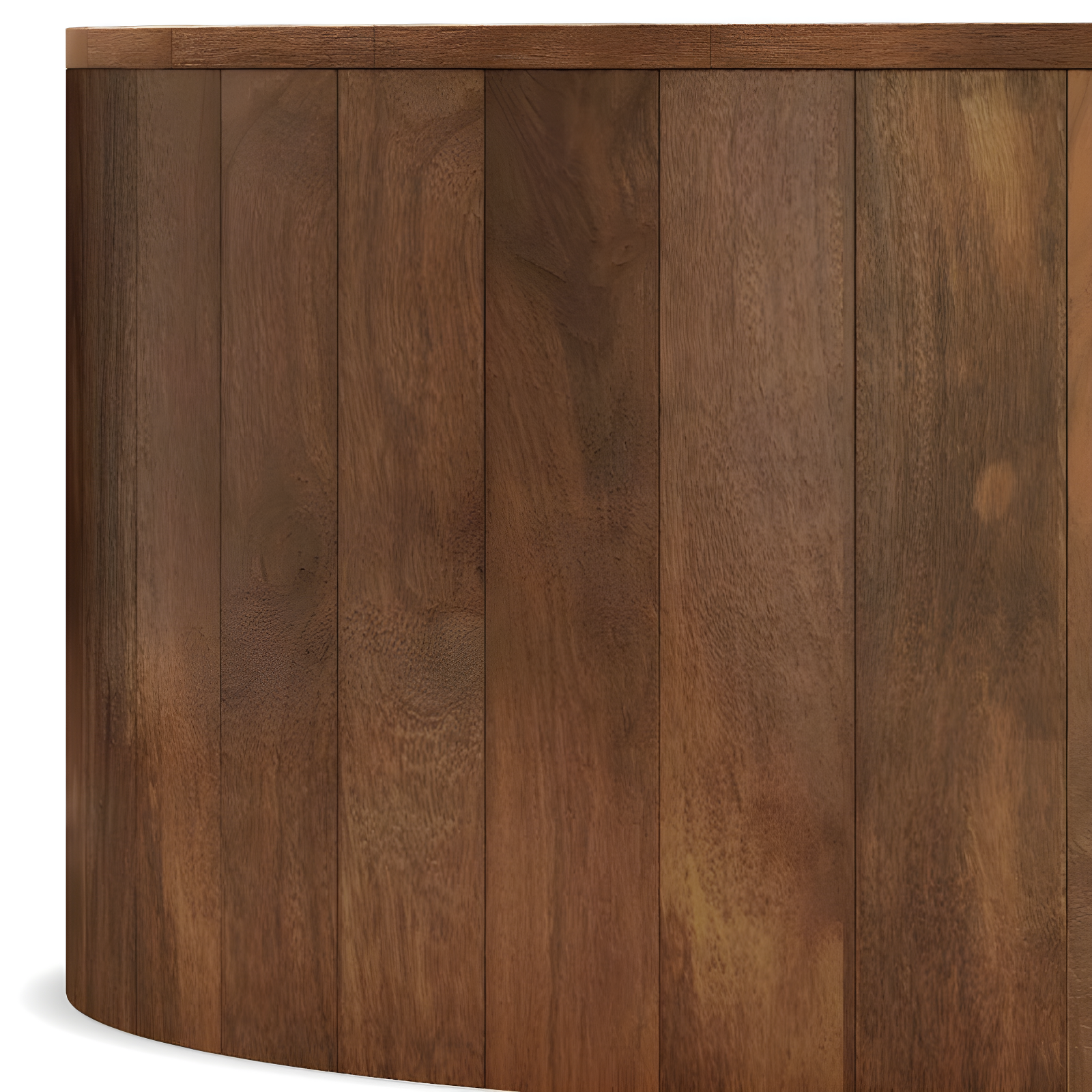 Vivenne Mango Wood Drum Coffee Table
