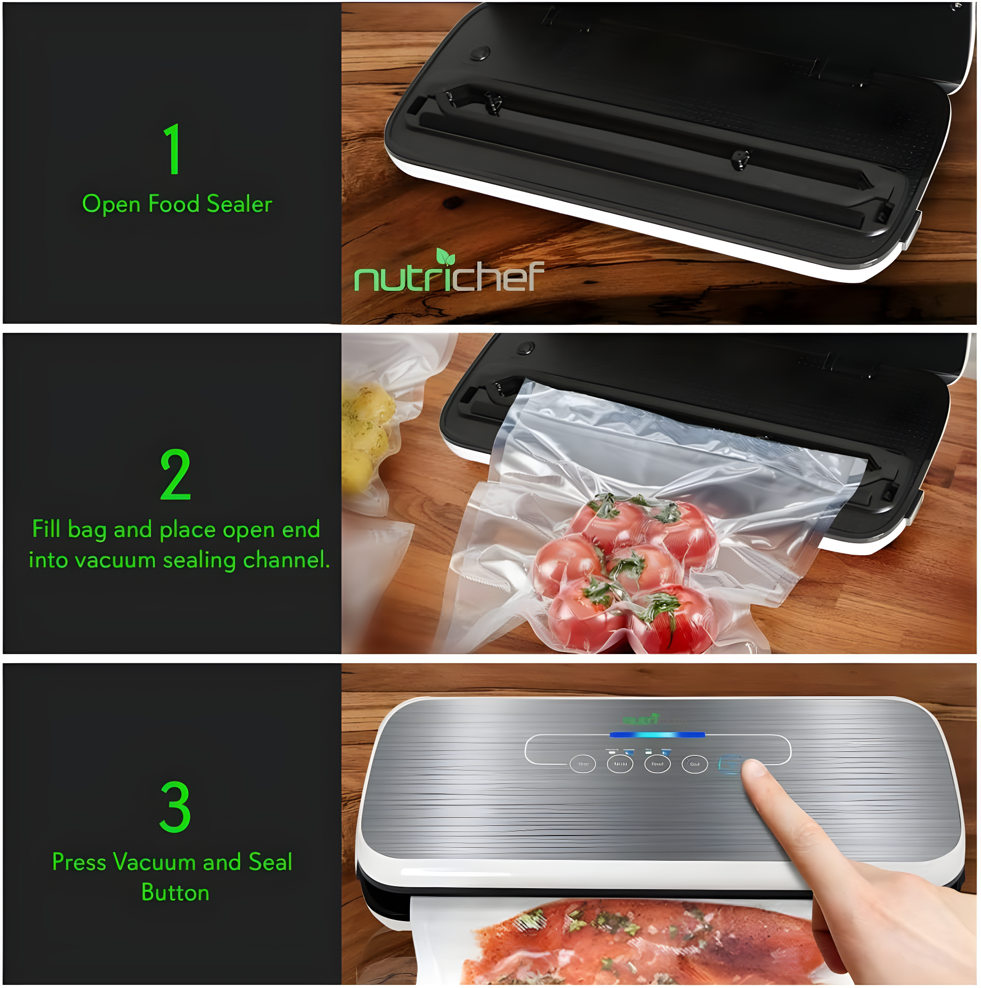 NutriChef Automatic Food Vacuum Sealer