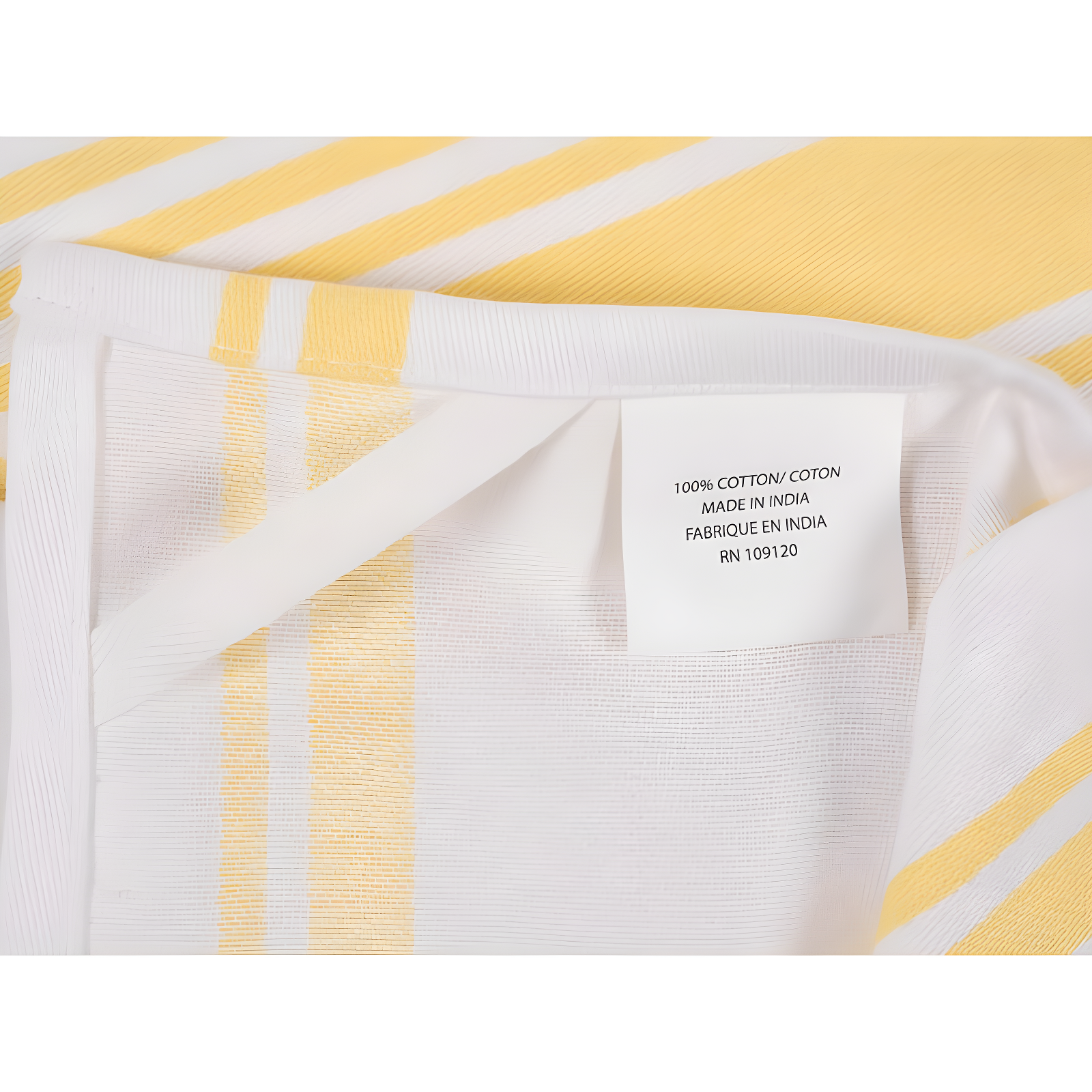 KAF Home Madison Set of 4 Absorbent, Durable and Soft Kitchen Towels | 18" x 28"  - Sunshine