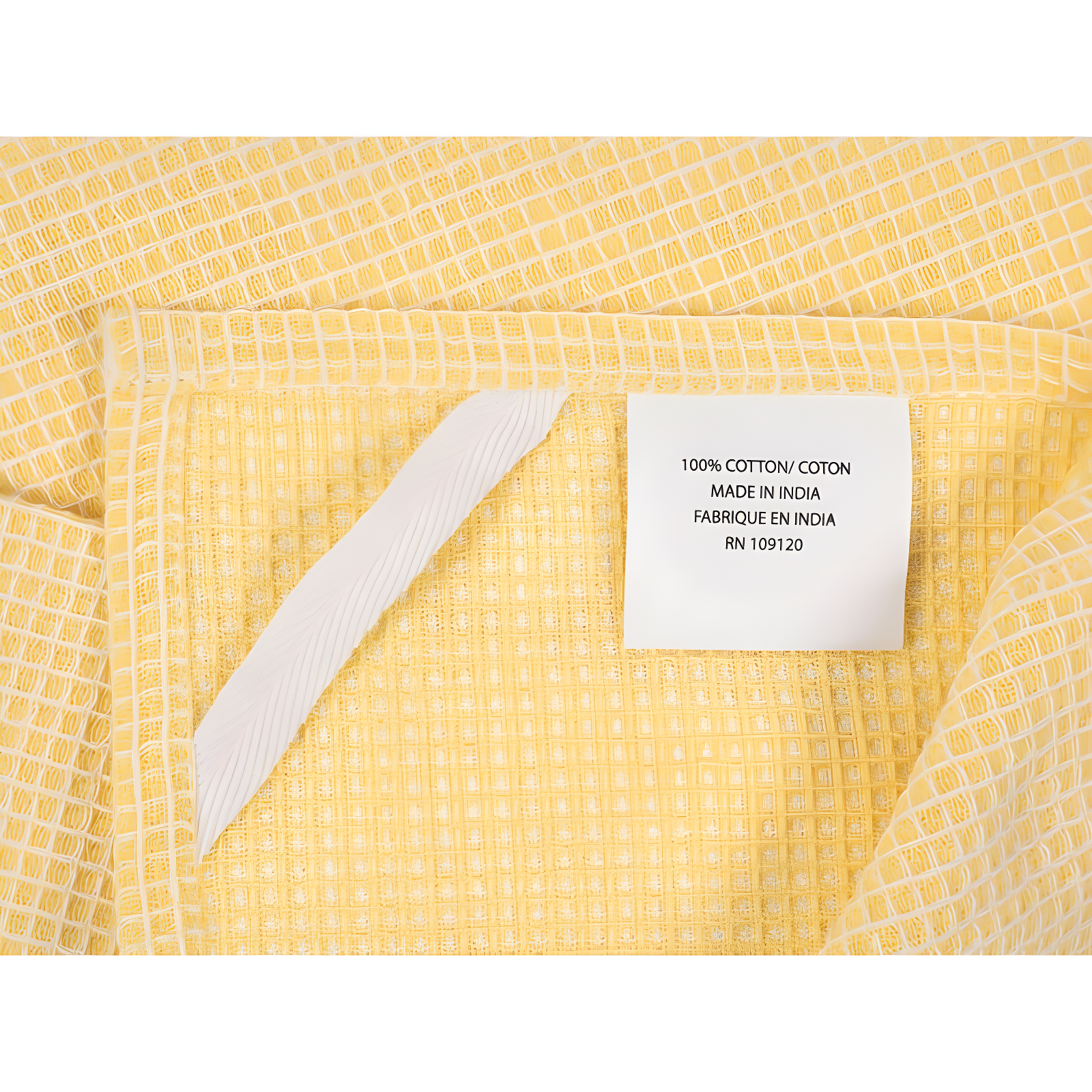 KAF Home Madison Set of 4 Absorbent, Durable and Soft Kitchen Towels | 18" x 28"  - Sunshine