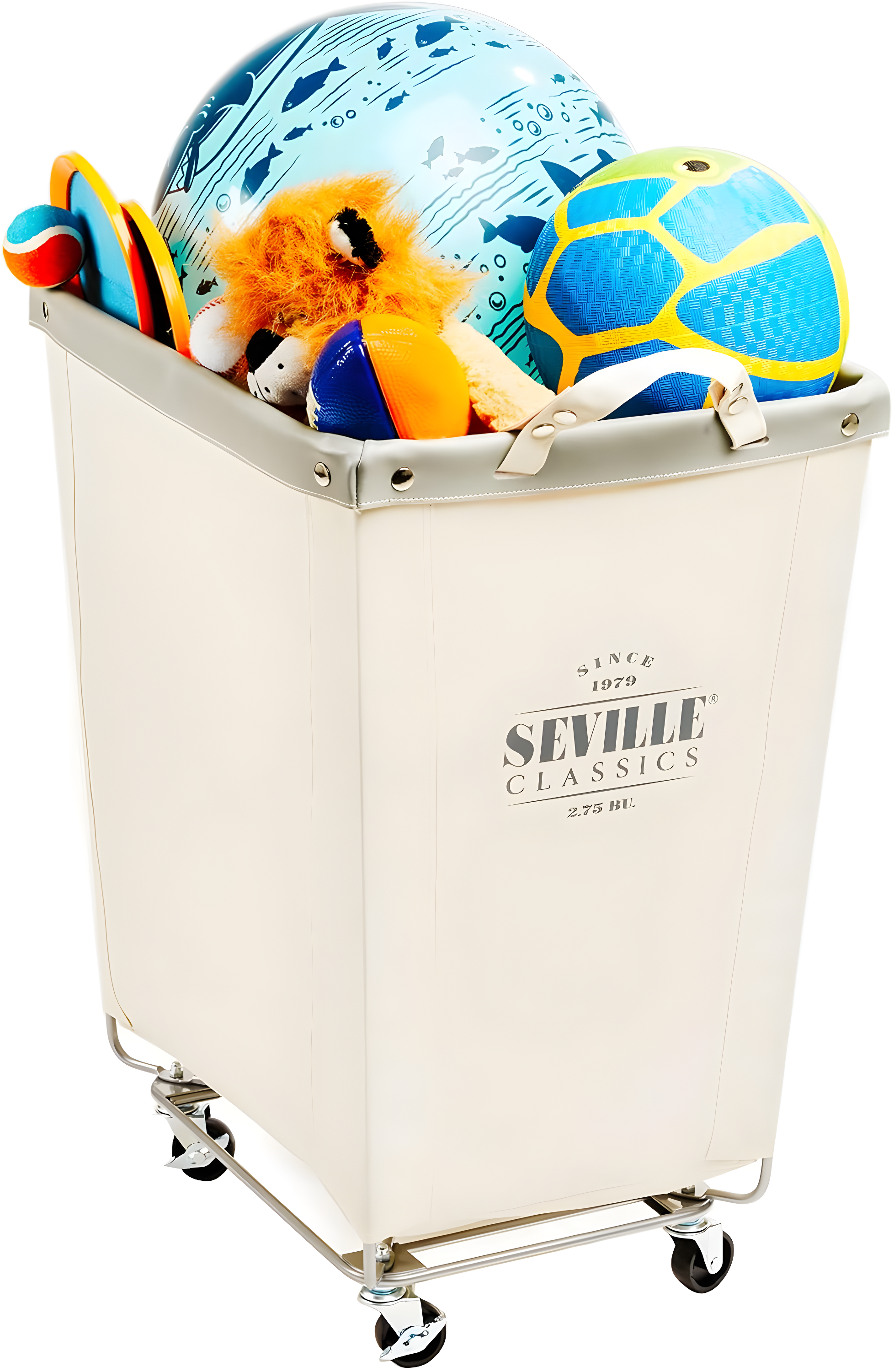 Rolling Commercial Laundry Hamper
