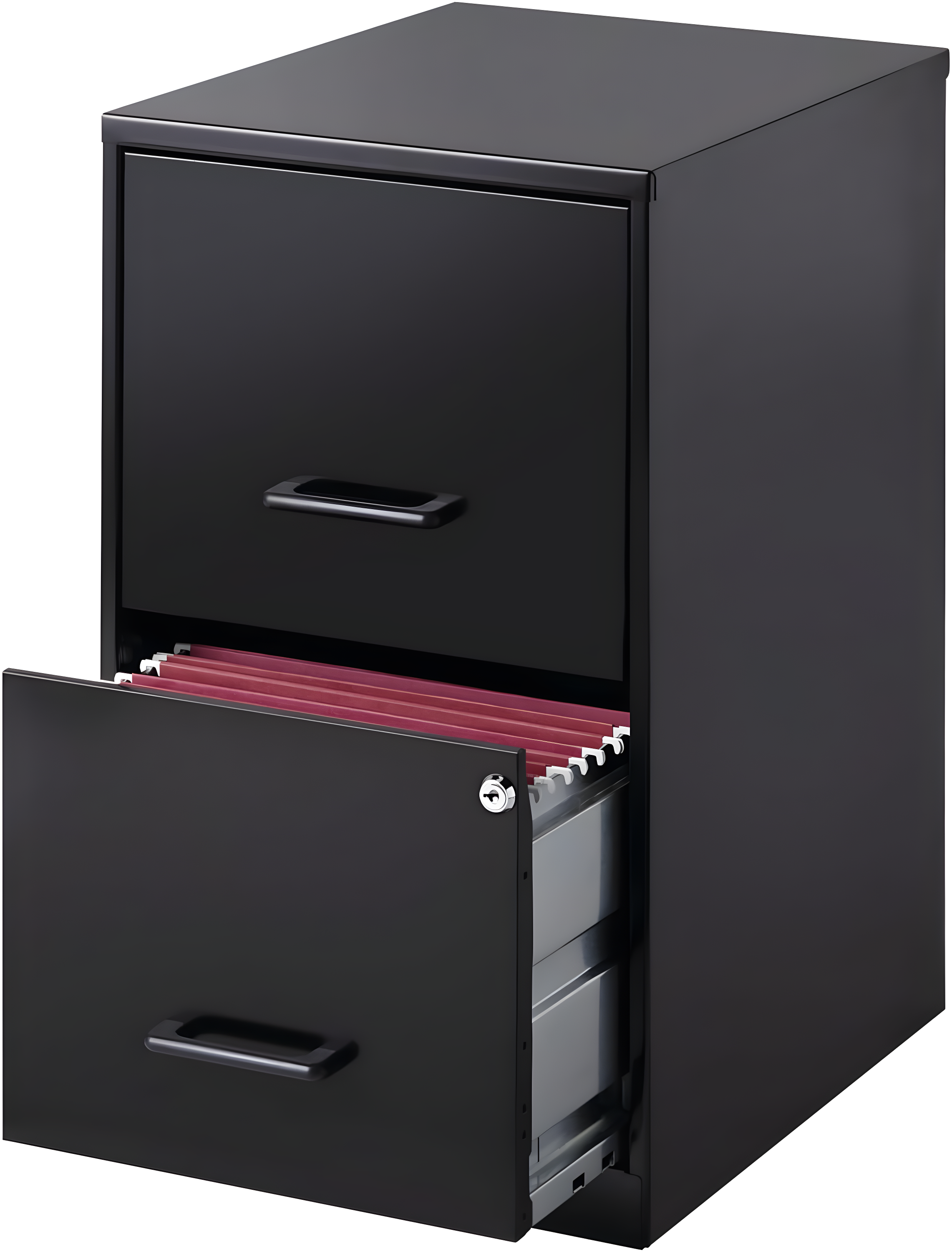 Lorell Soho 14.3'' Wide 2 -Drawer Steel File Cabinet
