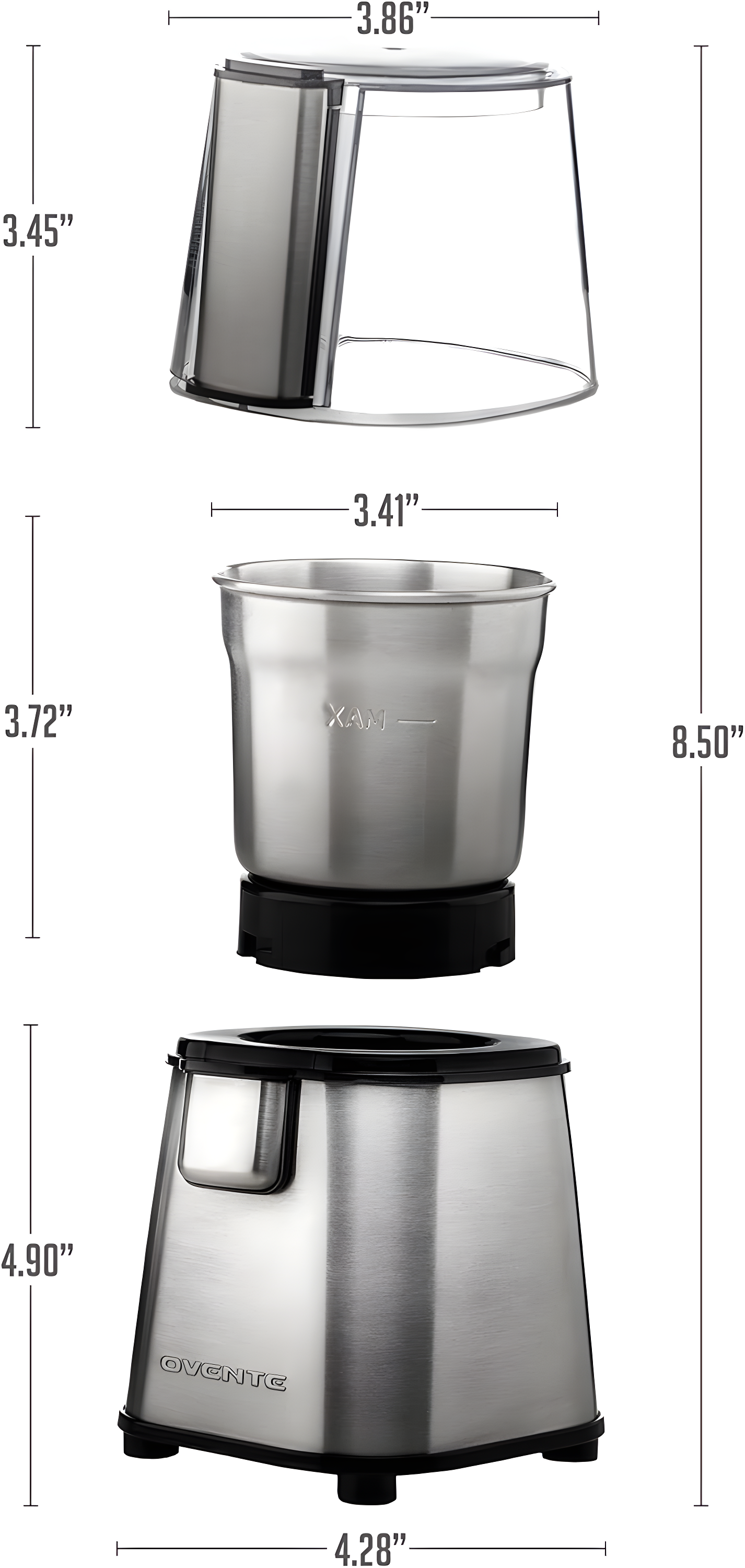 Ovente OVENTE Electric Coffee Grinder with 2 Blade Stainless Steel Grinding Bowl