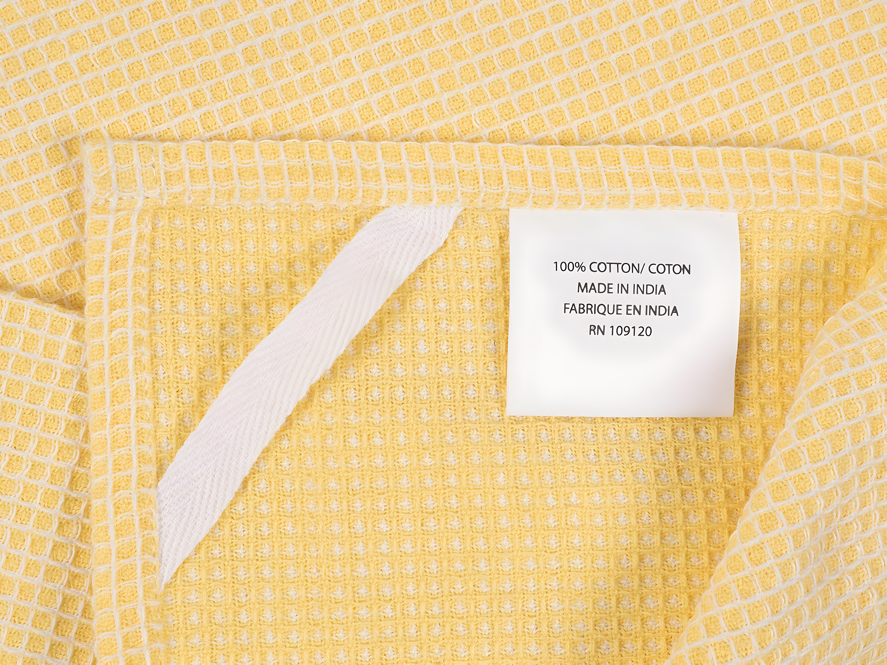 KAF Home Madison Set of 4 Absorbent, Durable and Soft Kitchen Towels | 18" x 28"  - Sunshine