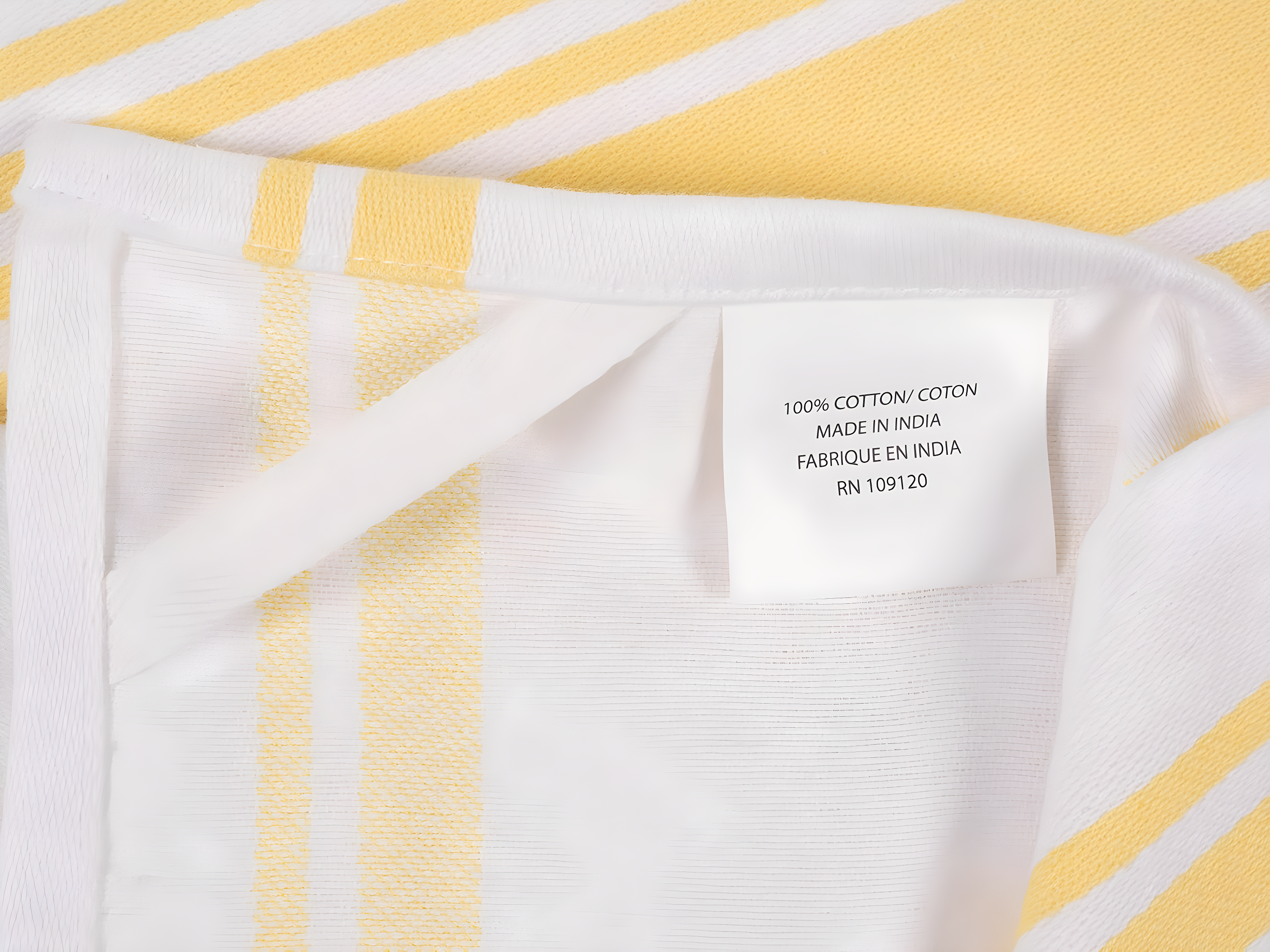 KAF Home Madison Set of 4 Absorbent, Durable and Soft Kitchen Towels | 18" x 28"  - Sunshine