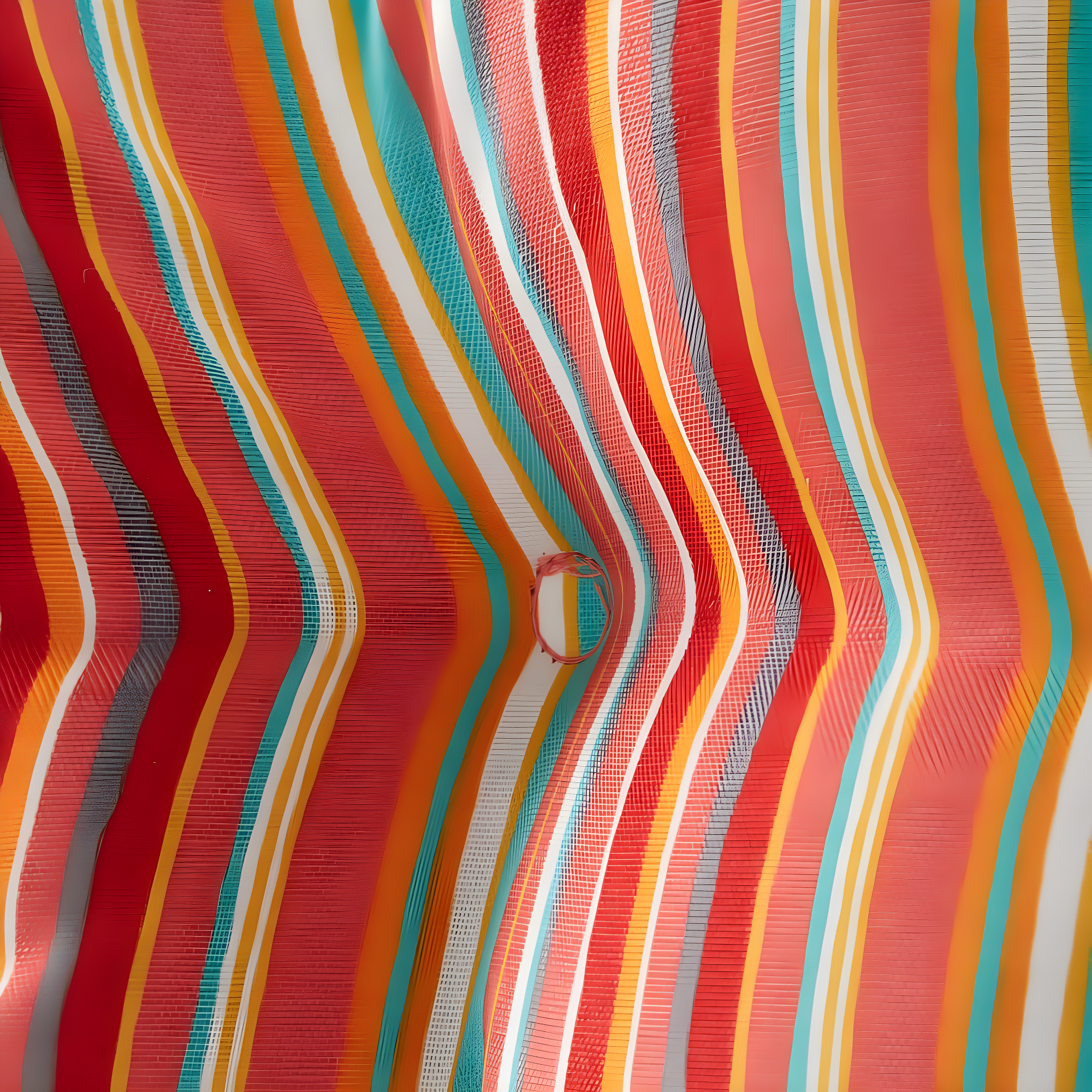 Greendale Home Fashions 20" x 20" Watermelon Stripe Outdoor Tufted Dining Seat Cushion