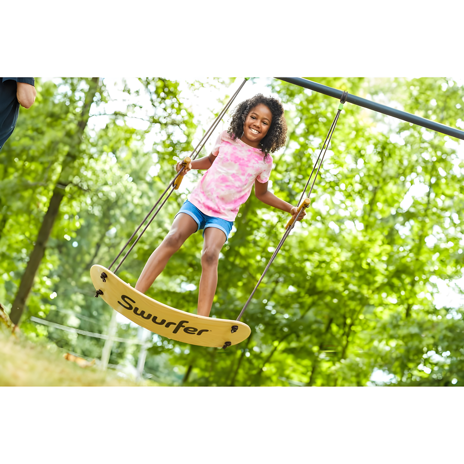 Flybar Swurfer The Original Surf Swing - Bamboo