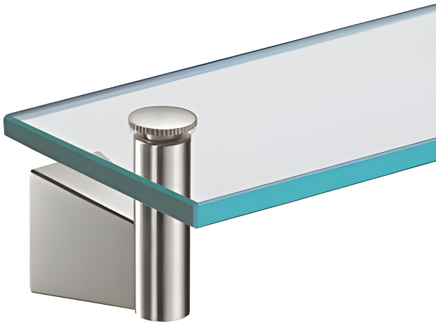 Bleu Wall Mount Rectangle Tempered Glass Shelf | Floating Shelf