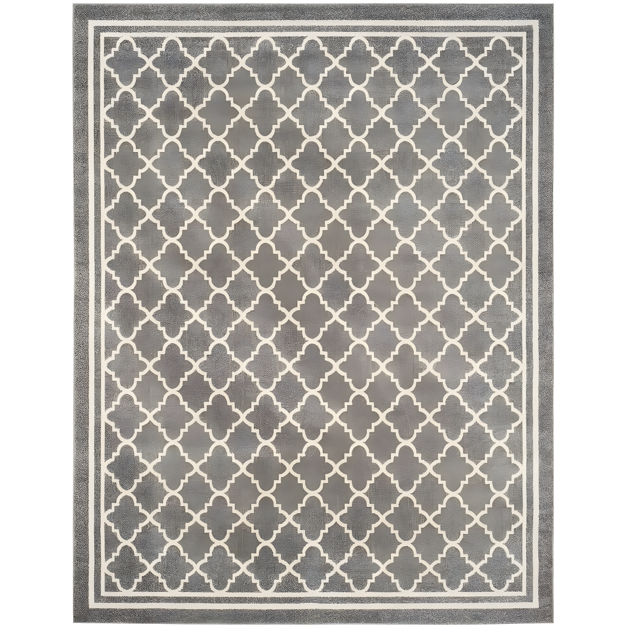 Amherst AMT422 Power Loomed Indoor Area Rug - Dark Grey/Beige - 8'x10' - Safavieh
