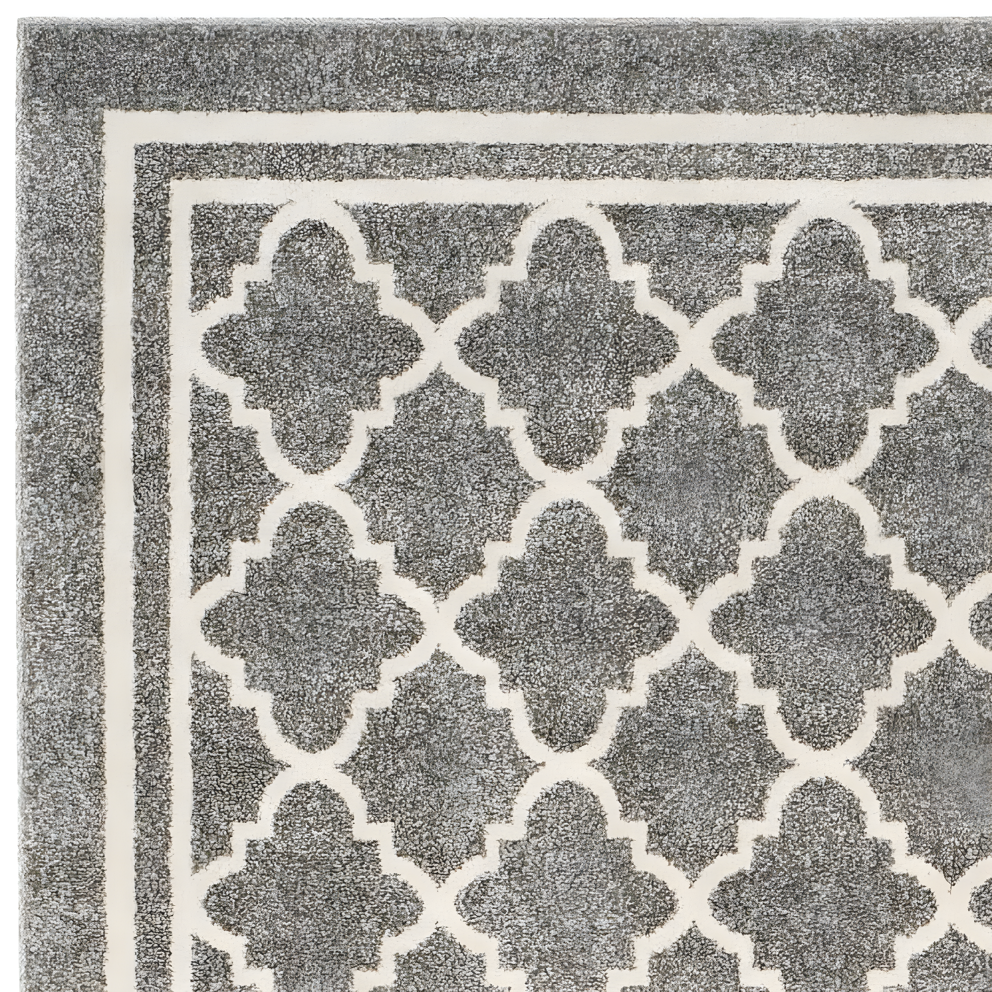 Amherst AMT422 Power Loomed Indoor Area Rug - Dark Grey/Beige - 8'x10' - Safavieh