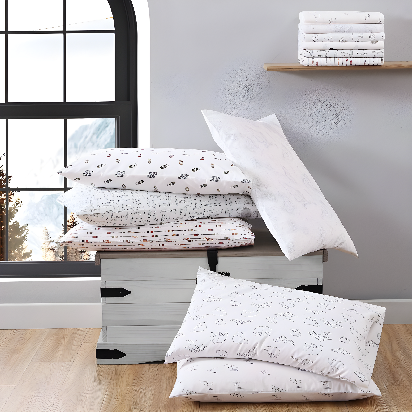 Eddie Bauer Eddie Bauer Printed Cotton Percale Sheet Sets