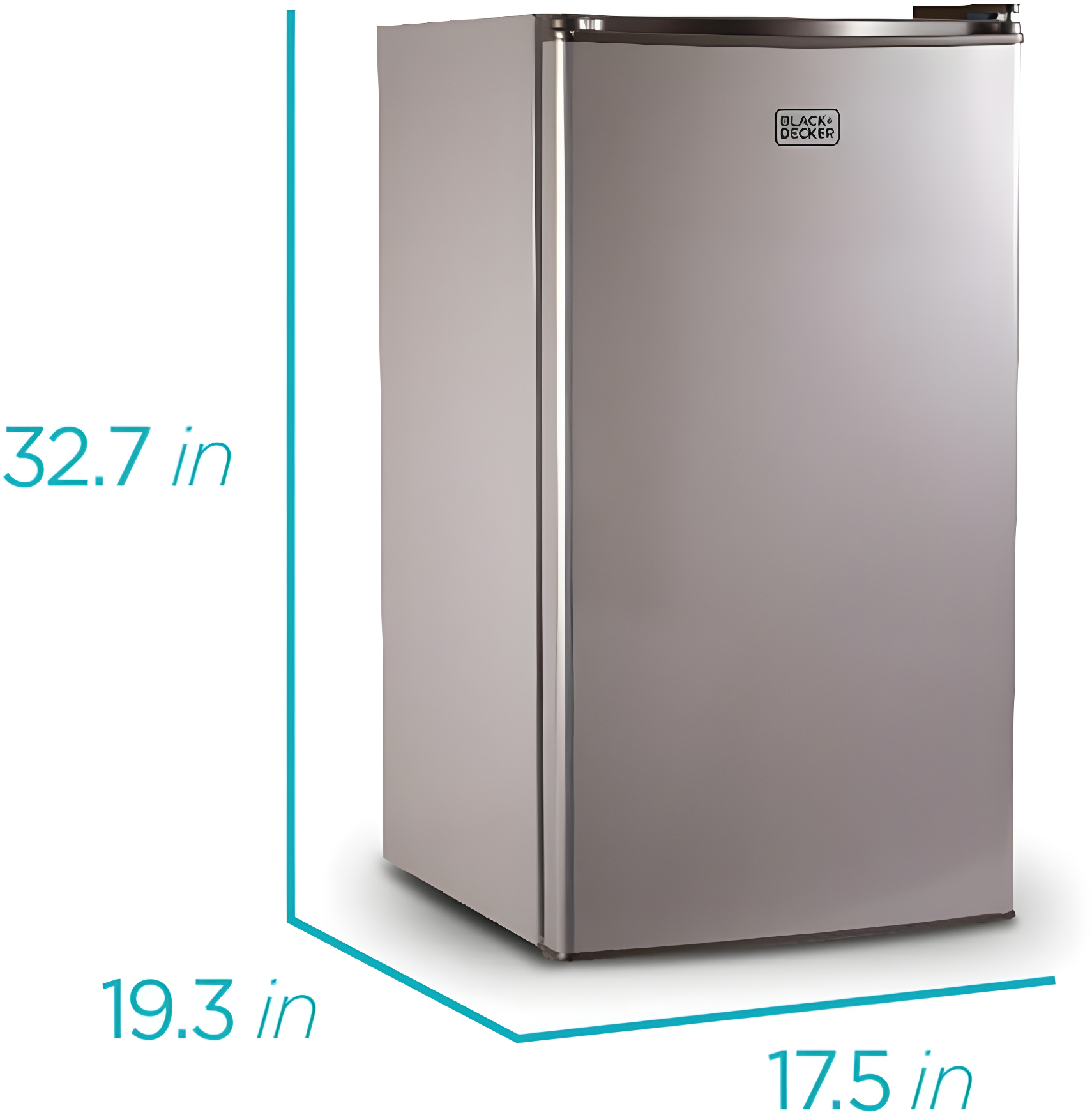 BLACK+DECKER 3.2 cu. ft. Freestanding Mini Fridge with Freezer