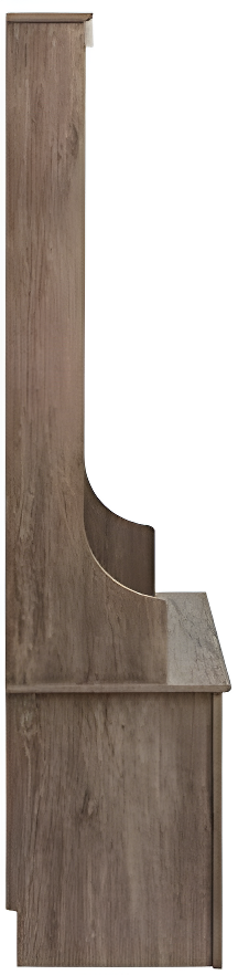 Prepac Hall Tree with Shoe Storage Drifted Gray : Entryway Organizer, Mudroom Bench, 4 Hooks, 15 Cubbies