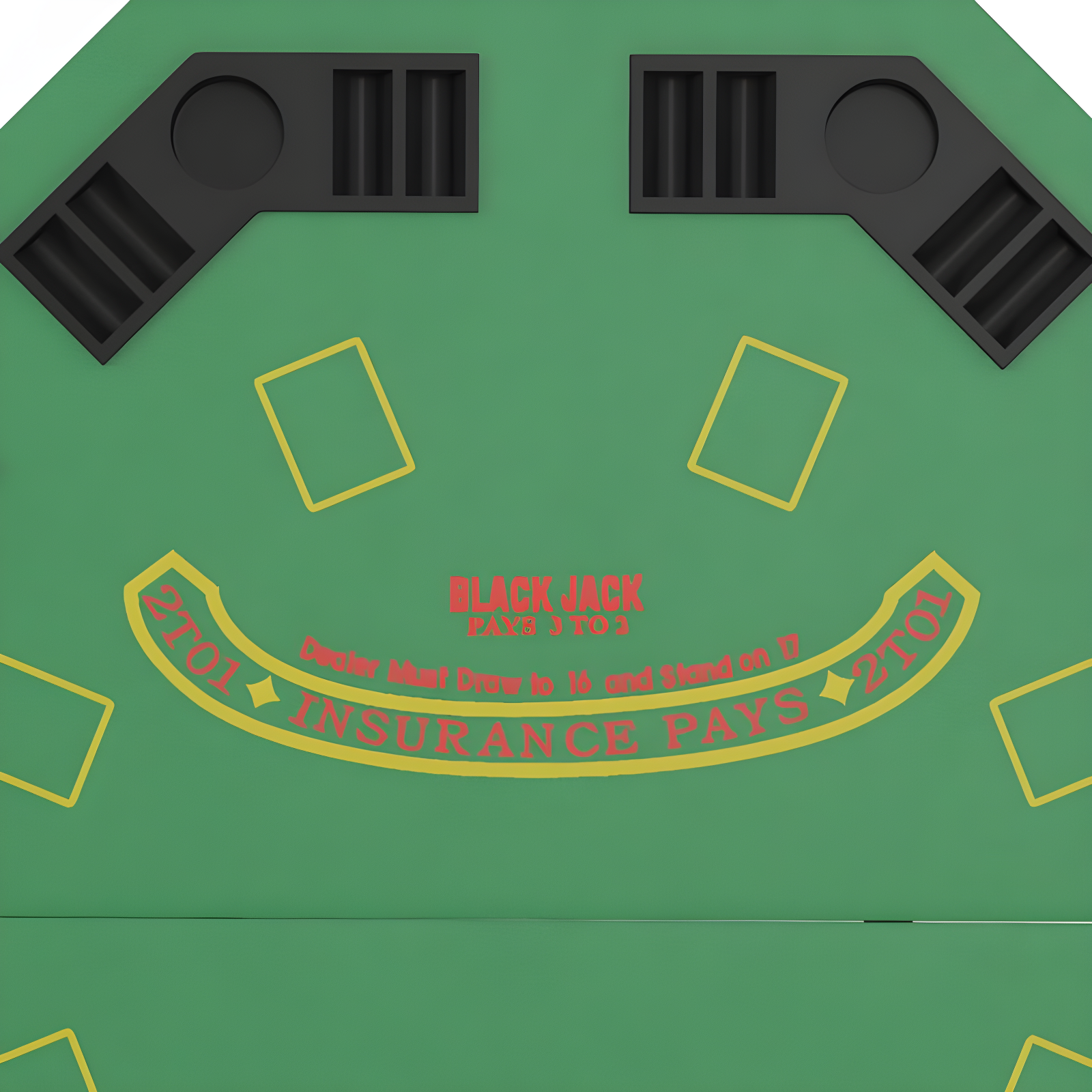 Soozier Soozier 47.25'' 8 - Player Foldable Poker Table