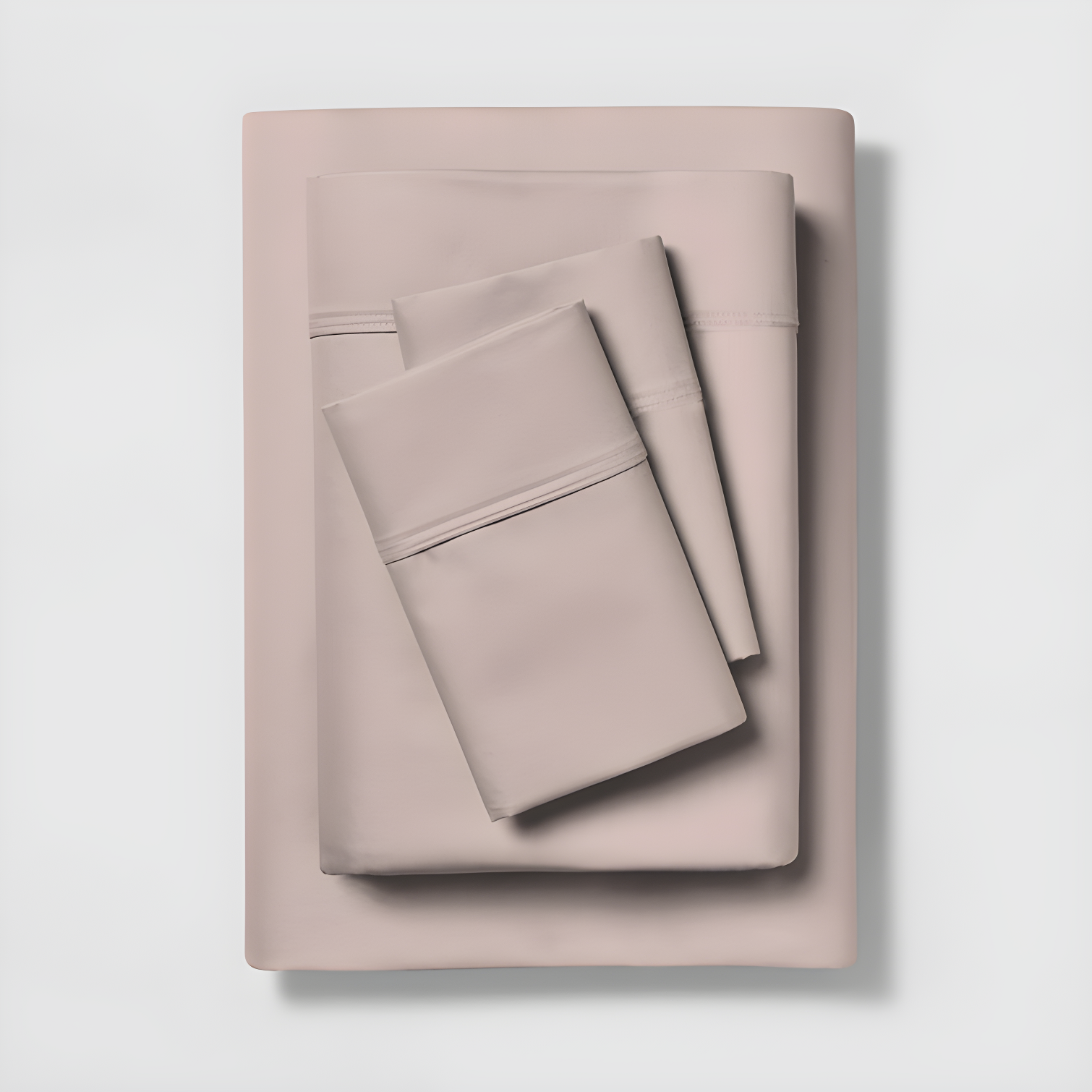 Color Sense 100% Cotton Lightweight Percale Weave Sheet Set