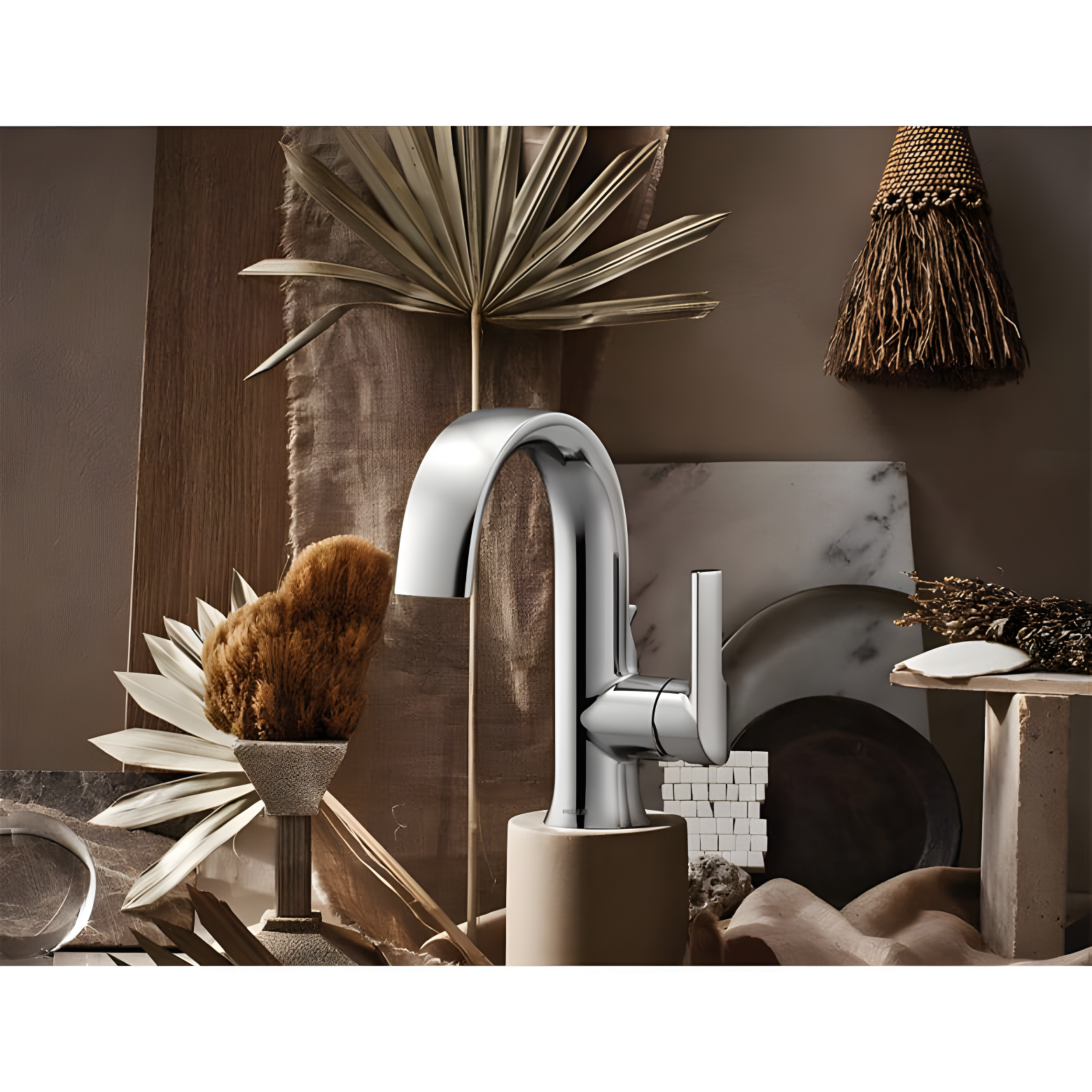 Doux Single Hole Bathroom Faucet with Drain Assembly