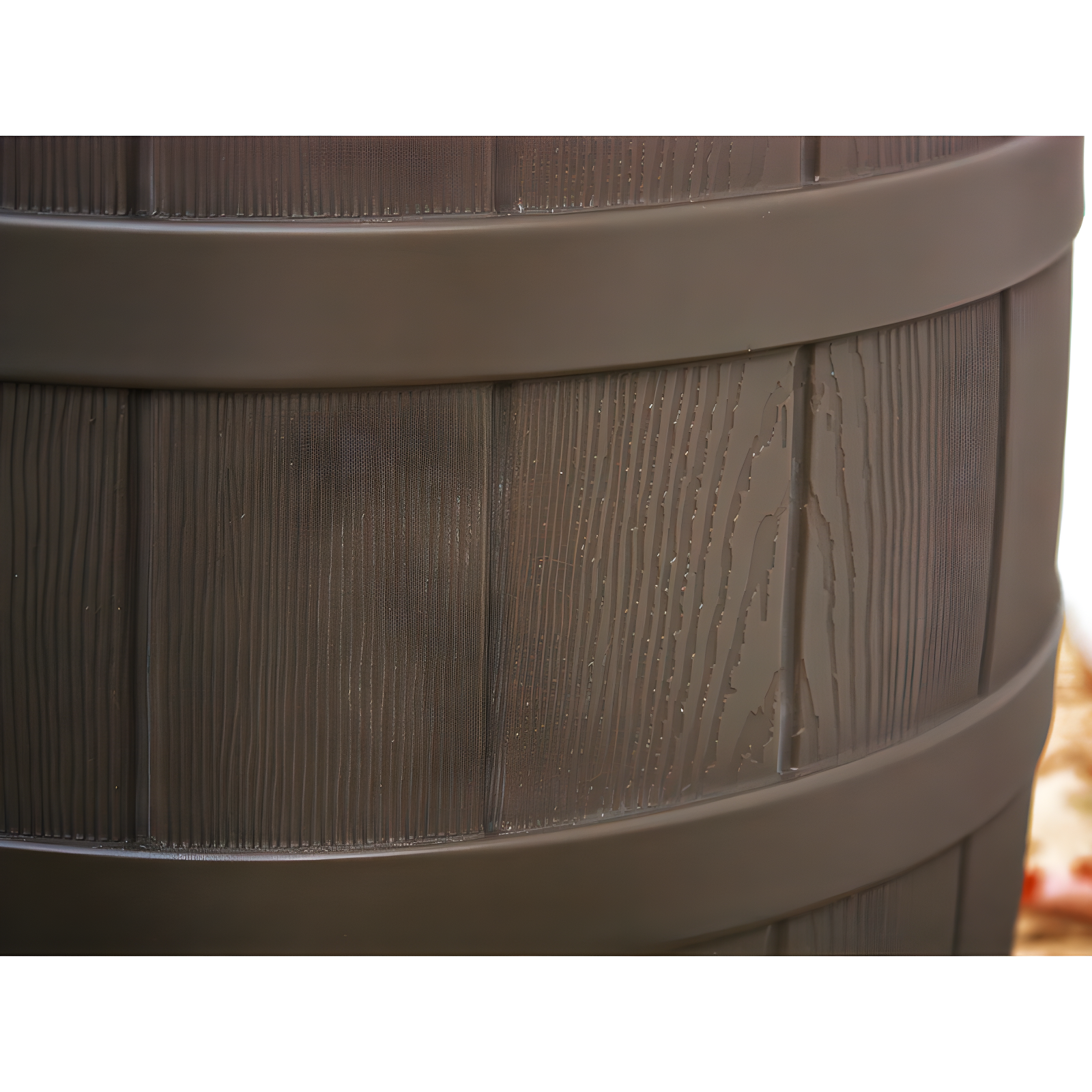 Good Ideas Rain Wizard Whiskey Style Rain Barrel with Overflow and Spigot