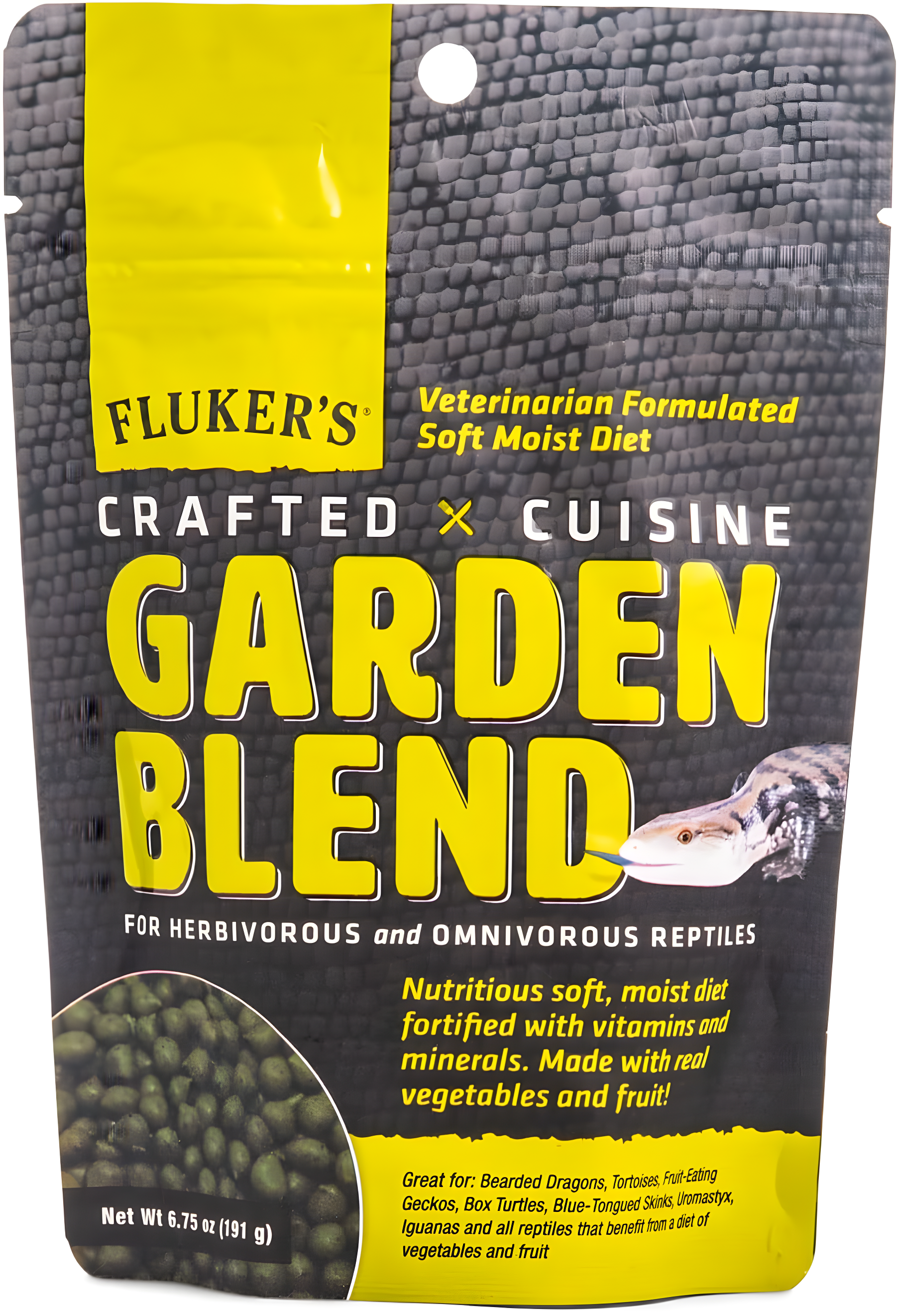 Flukers Crafted Cuisine Garden Blend Reptile Diet [Reptile, Foods Dry] 6.75 oz