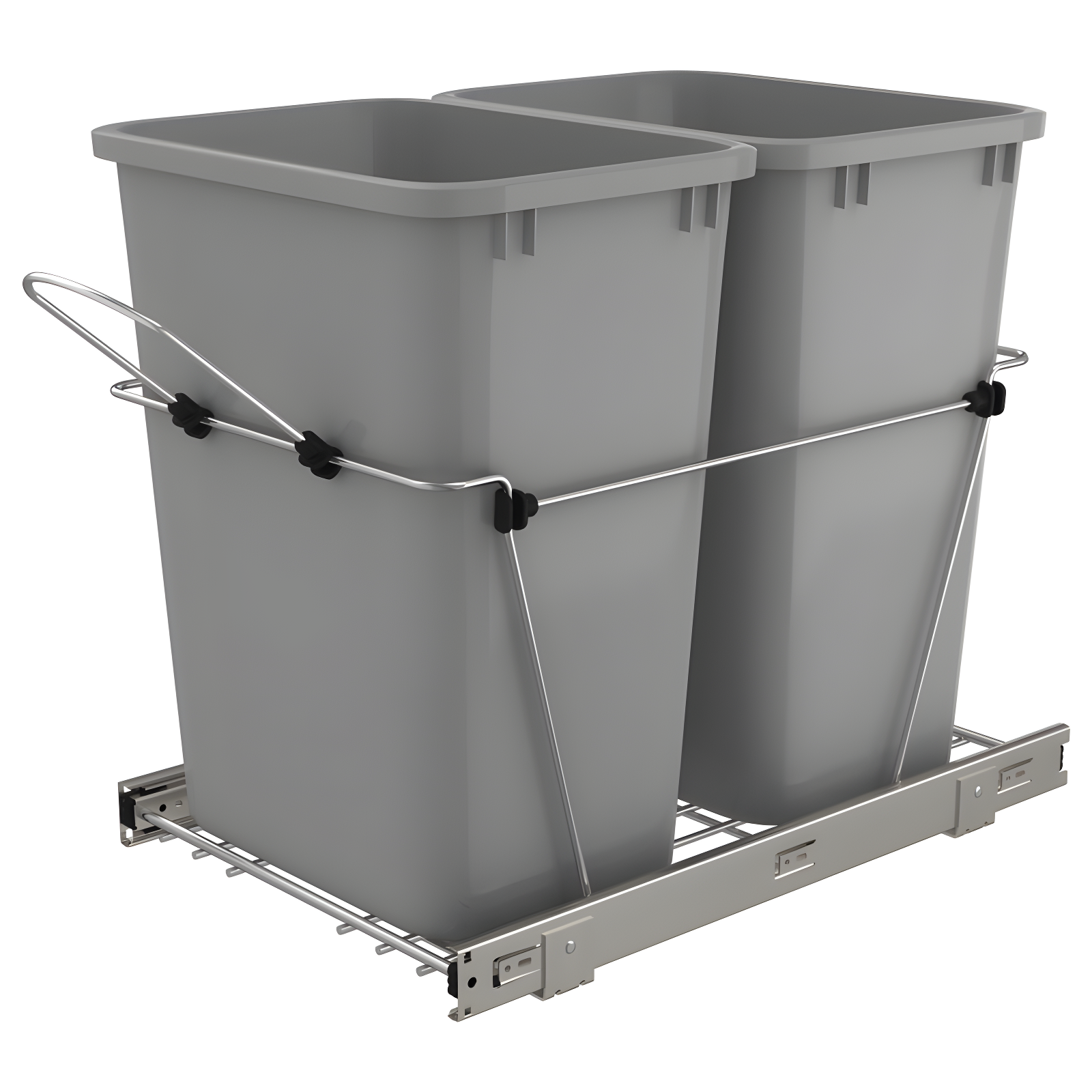 Rev-A-Shelf Rev-A-Shelf Double Pull Out Trash Can 35 Qt for Kitchen