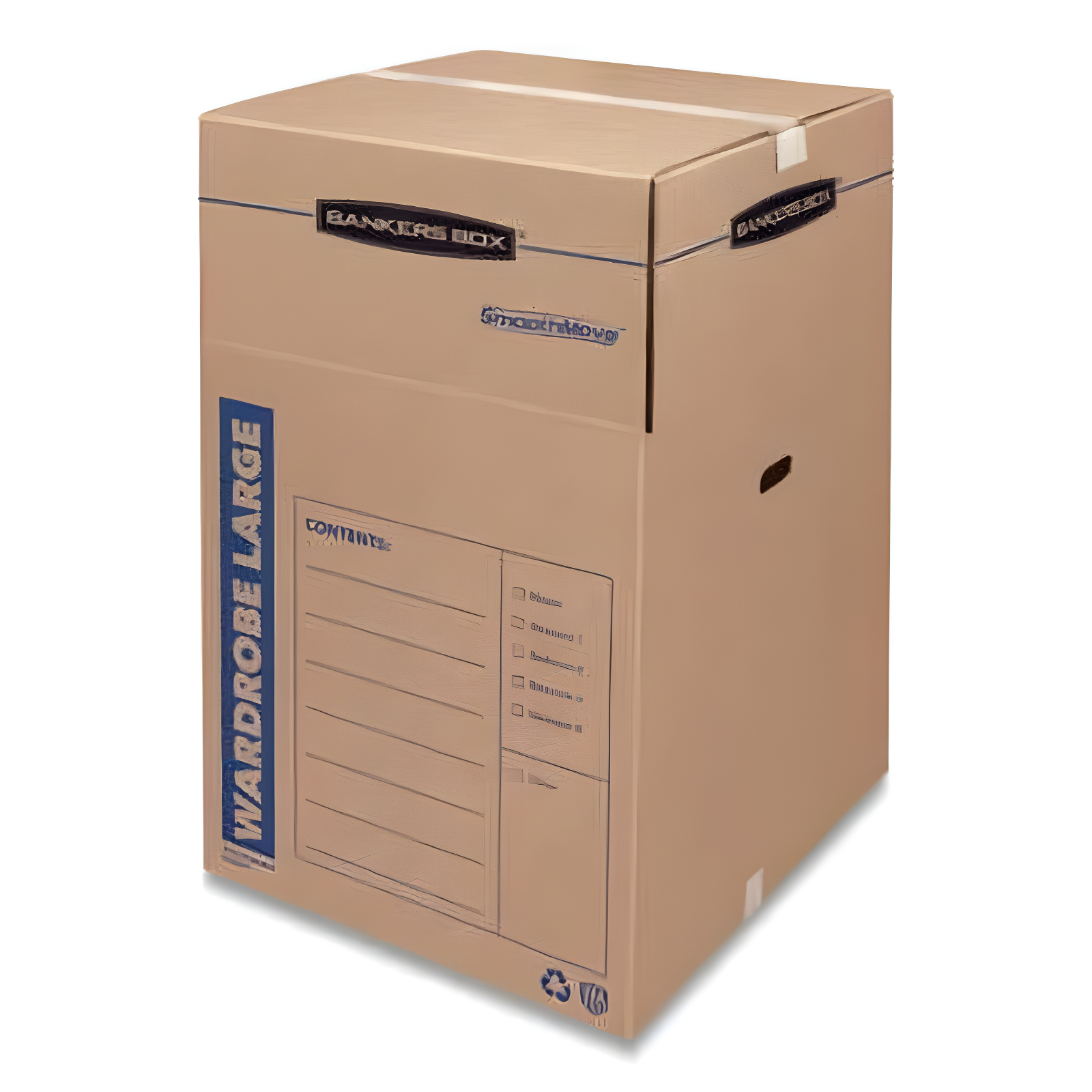 Bankers Box 3pk SmoothMove Tall Wardrobe Moving Boxes 24" x 24" x 40" - Fellowes